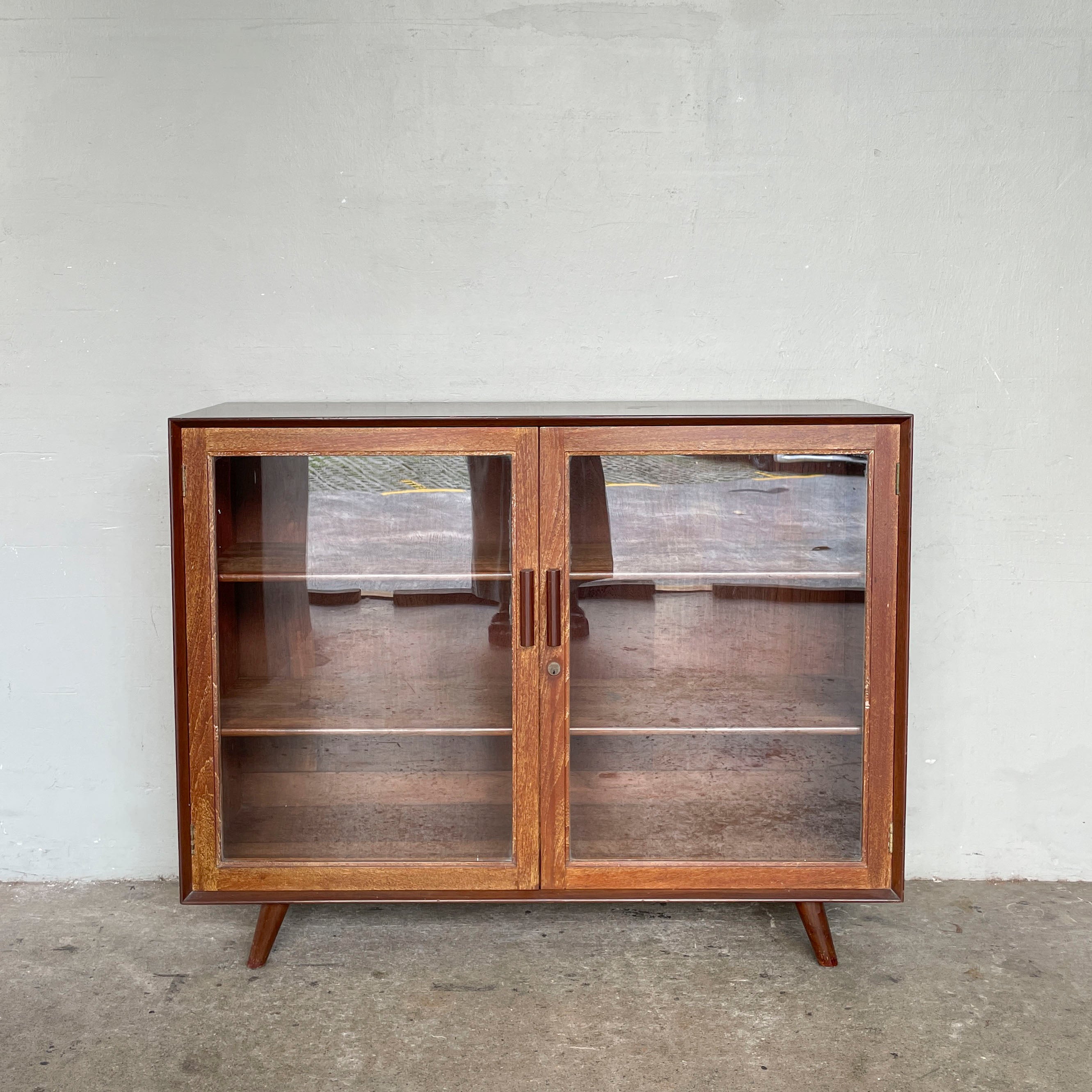Vintage Mid-Height Display Cabinet