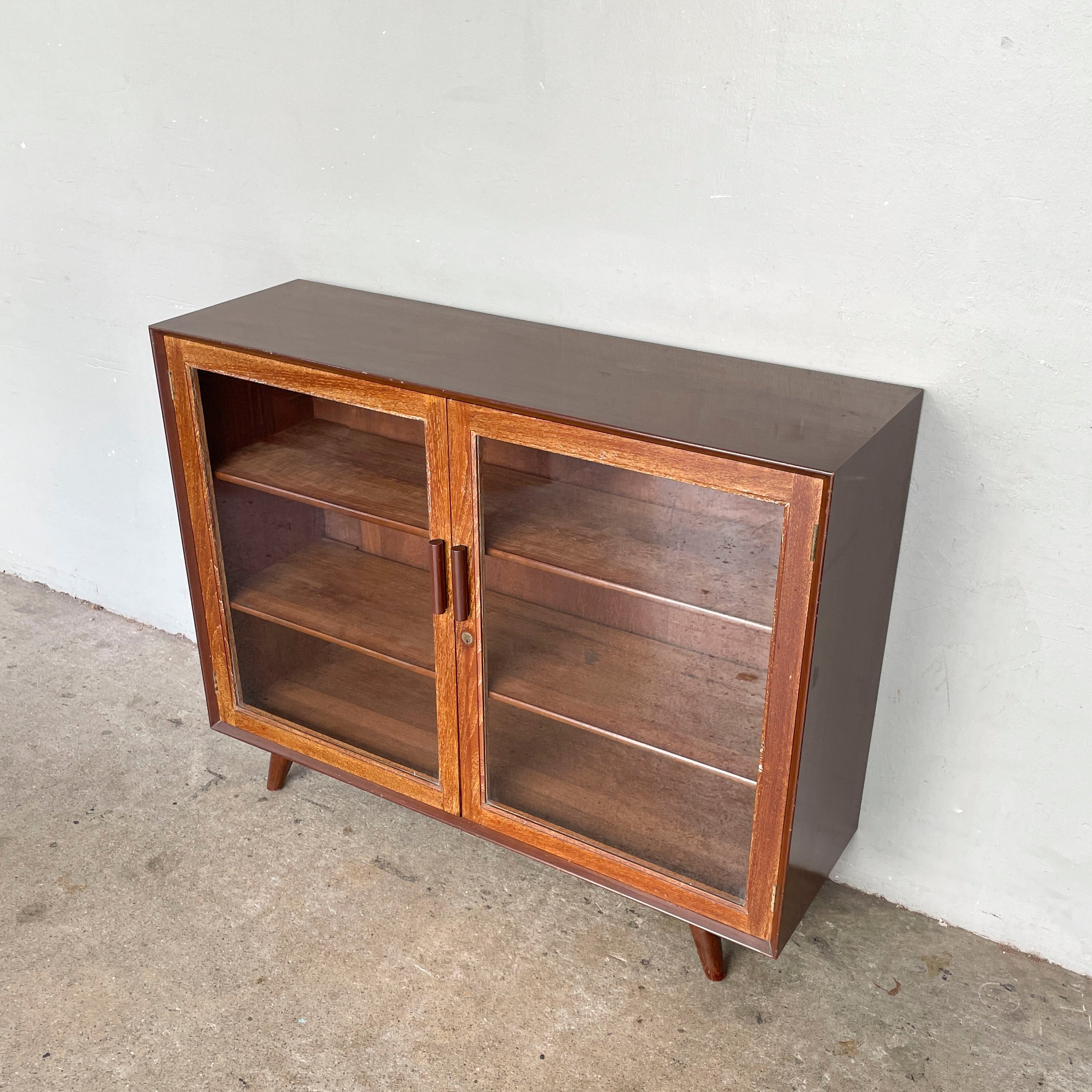 Vintage Mid-Height Display Cabinet