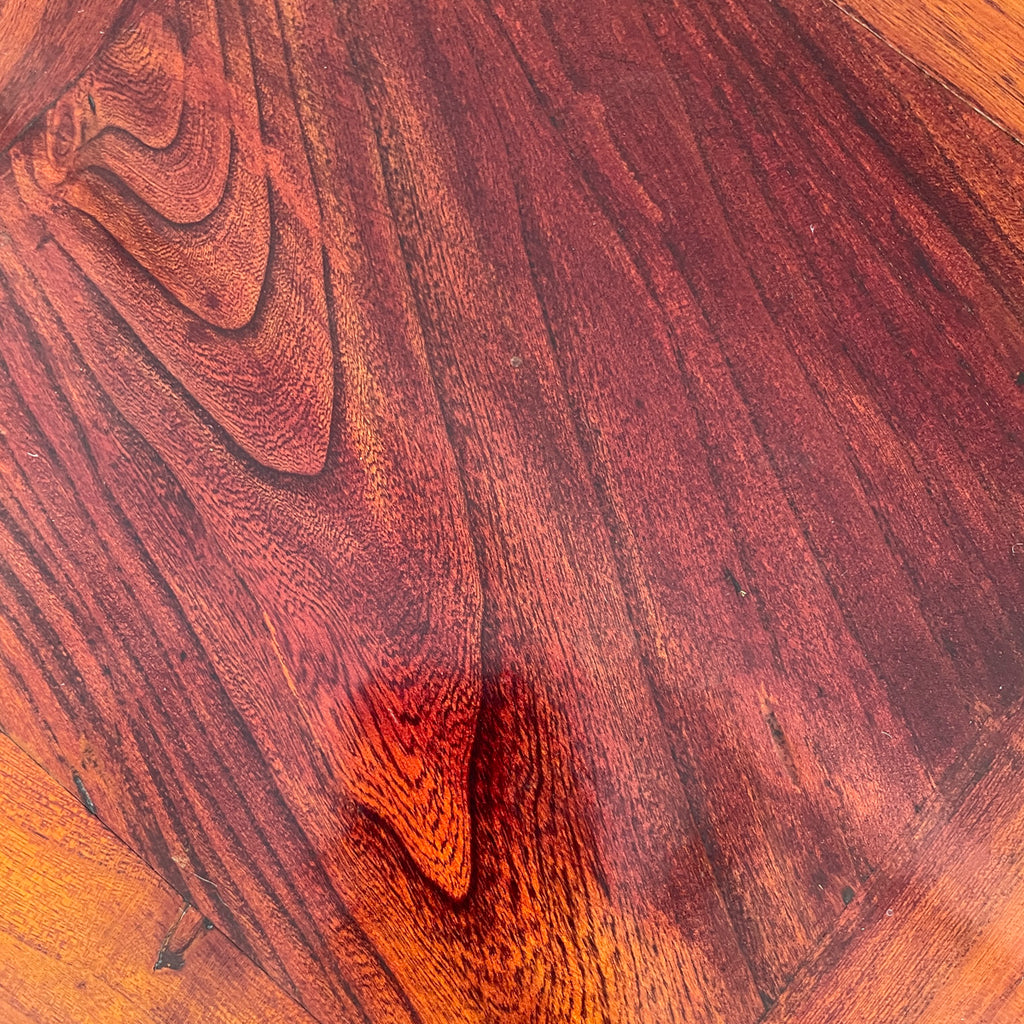 Cuboid Chinese Elm-wood Stand