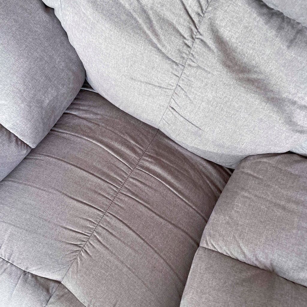La-Z-Boy Grey Fabric Recliner Rocker