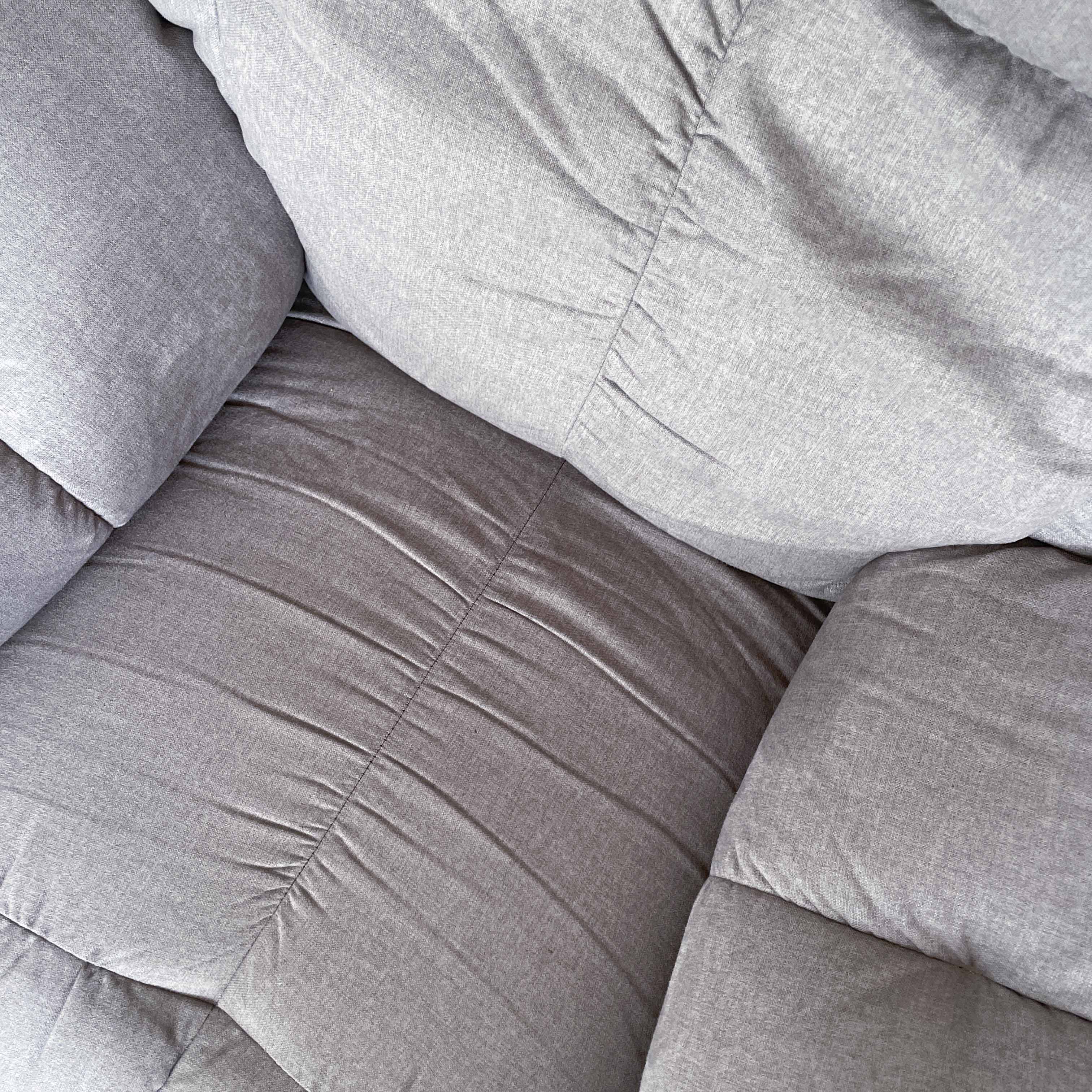 La-Z-Boy Grey Fabric Recliner Rocker