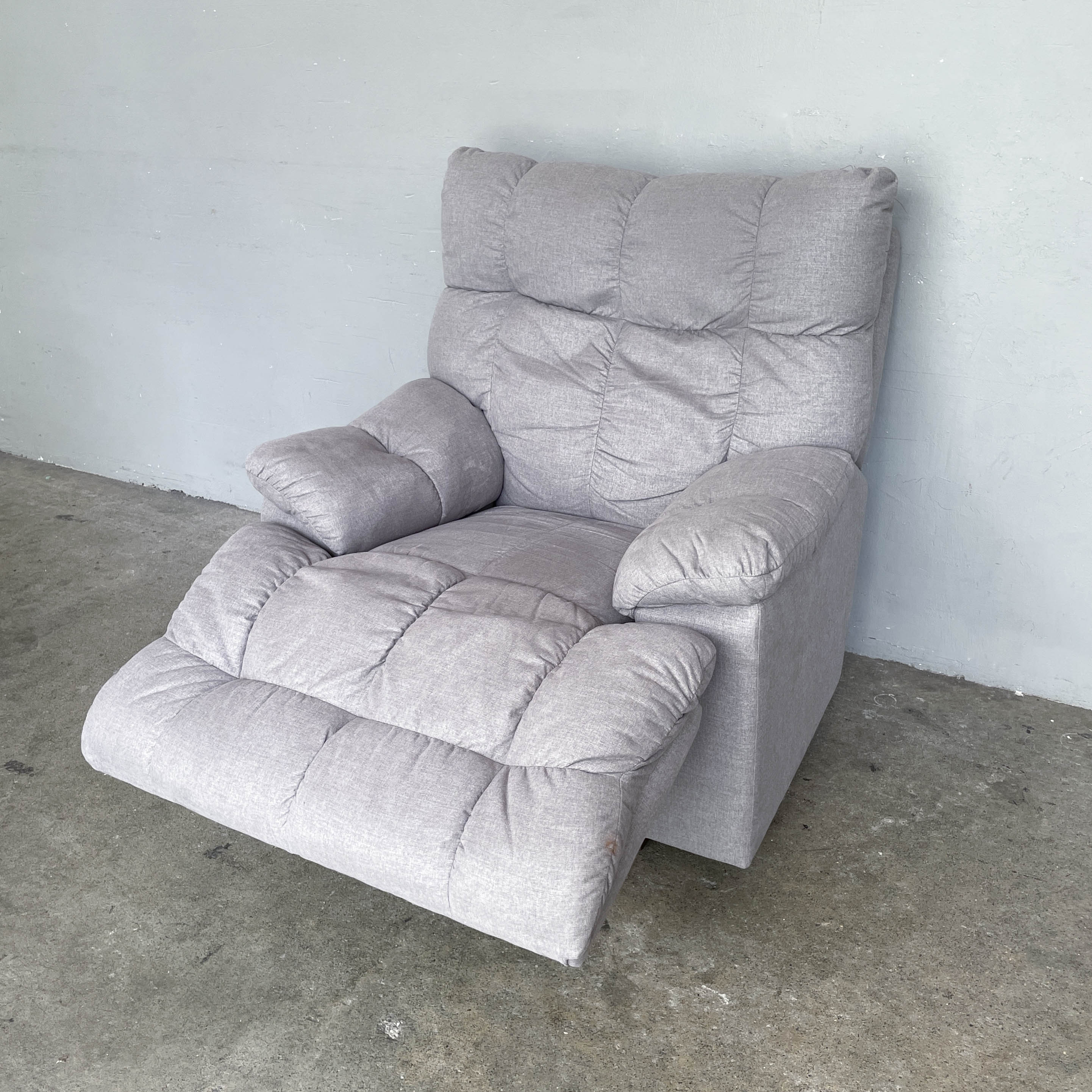 La-Z-Boy Grey Fabric Recliner Rocker