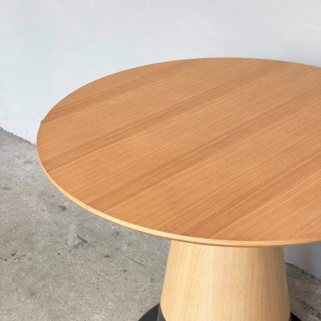 Two-Tone Oak Dining Table