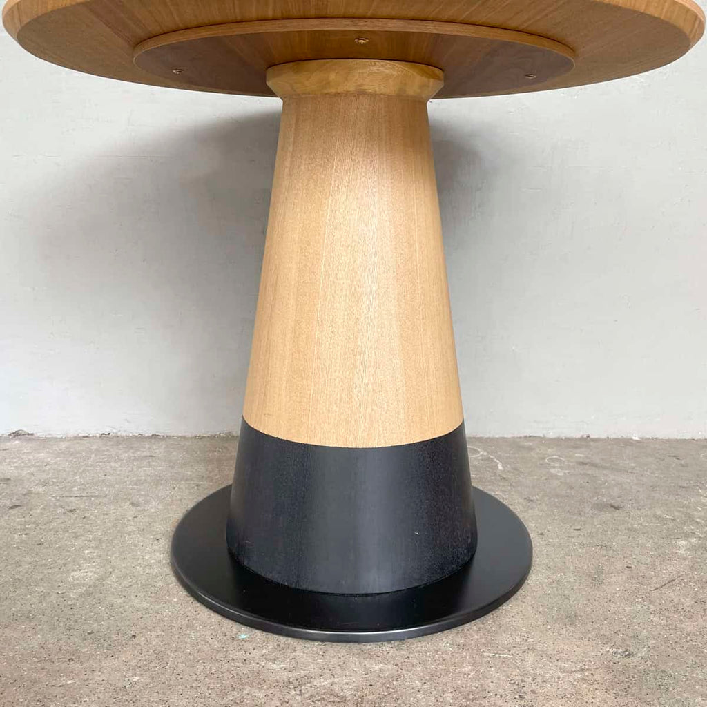 Two-Tone Oak Dining Table