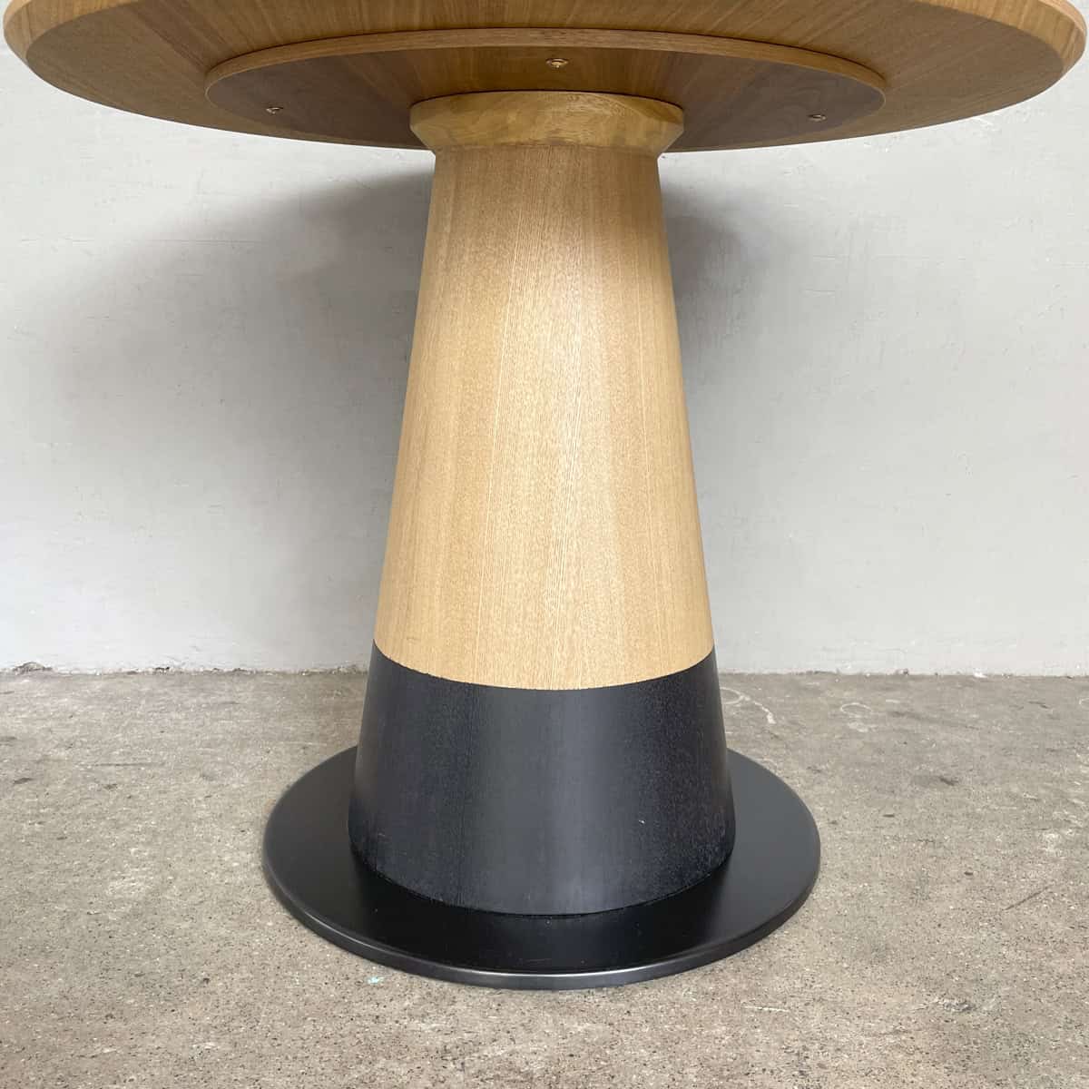 Two-Tone Oak Dining Table