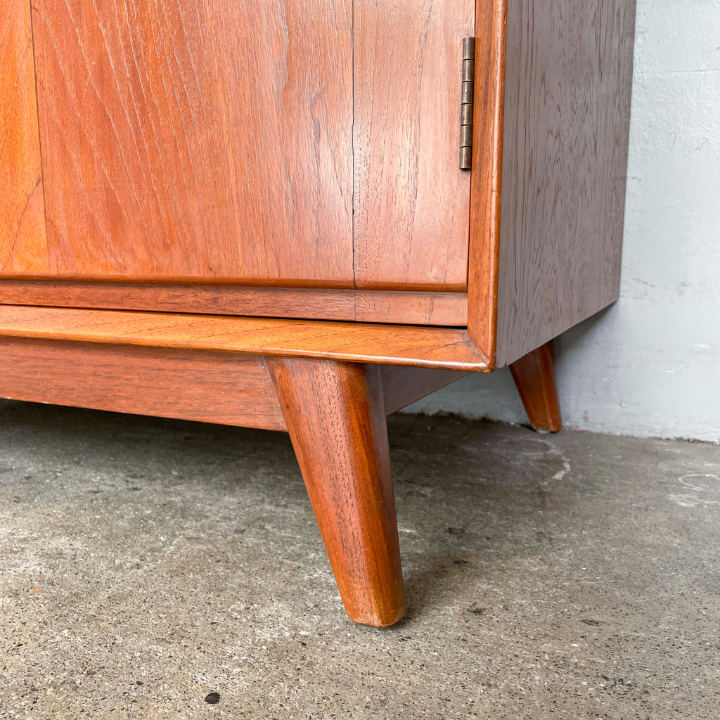 Short & Wide Vintage Teak Wardrobe
