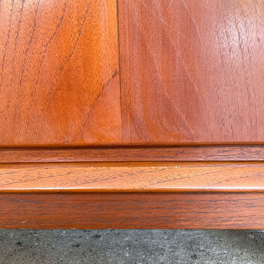 Short & Wide Vintage Teak Wardrobe