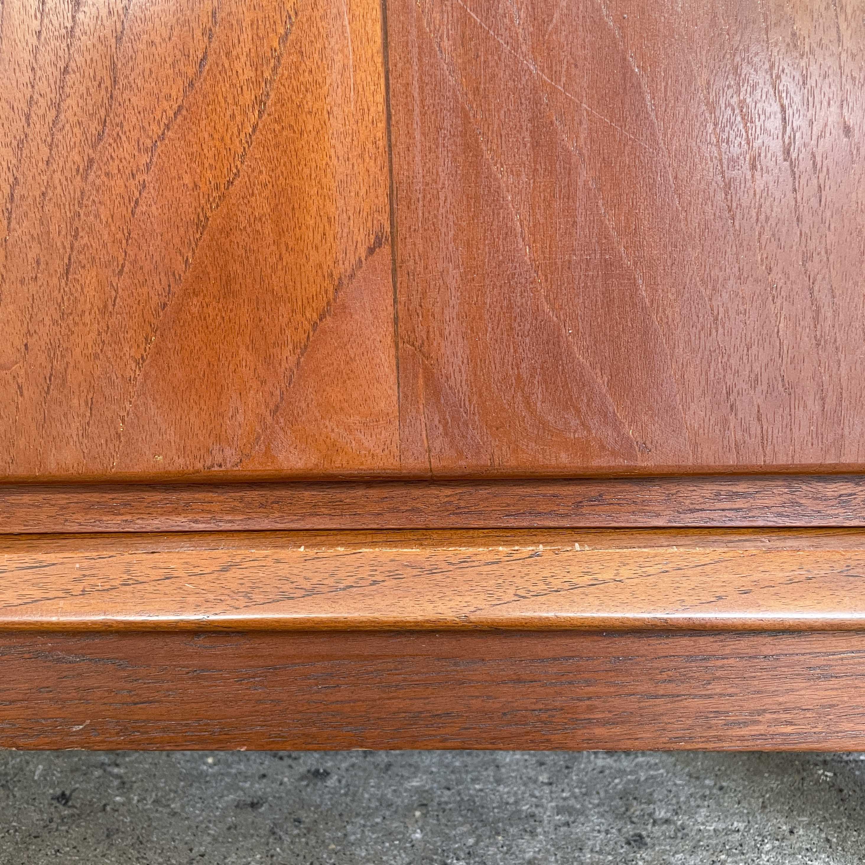 Short & Wide Vintage Teak Wardrobe