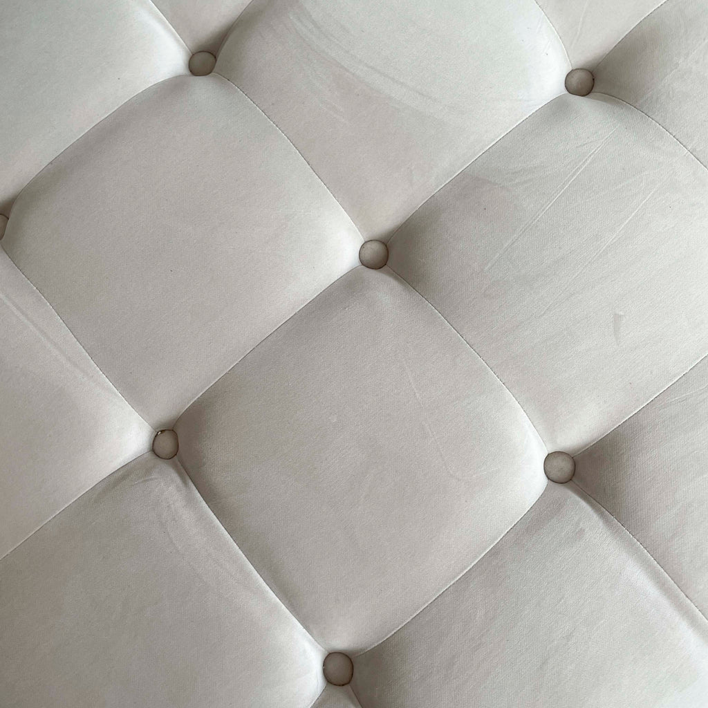 Light Grey Velvet Chaise Lounge