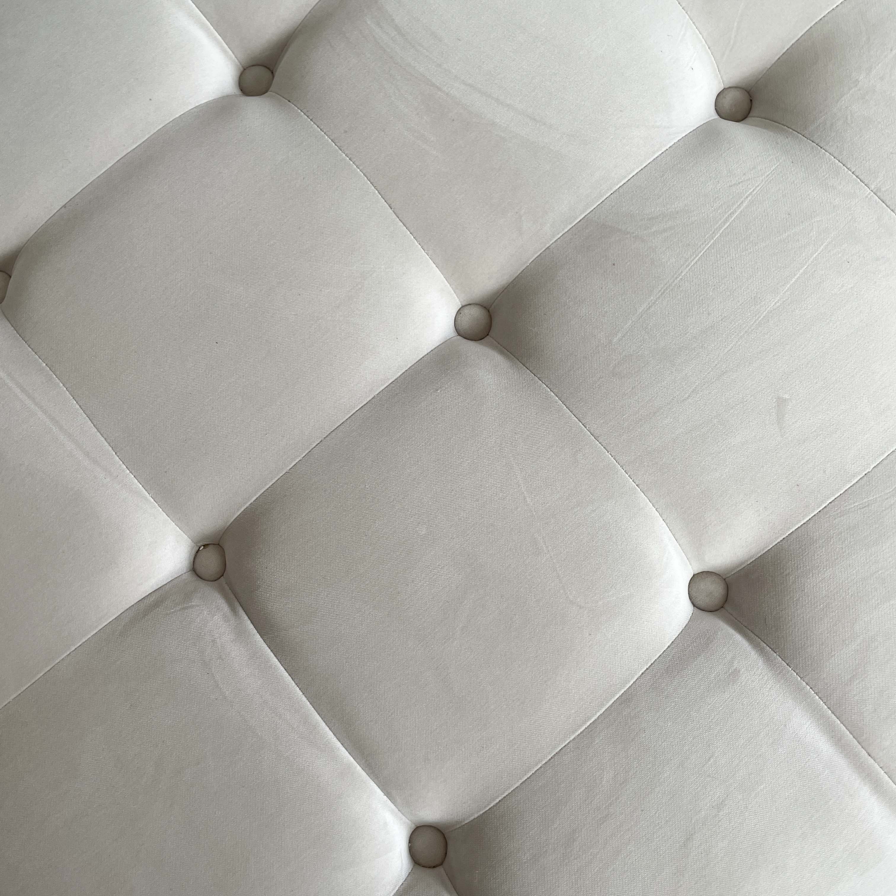 Light Grey Velvet Chaise Lounge