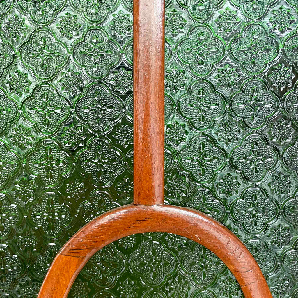 Refurbished Art Deco-Style Stained Glass Cabinet