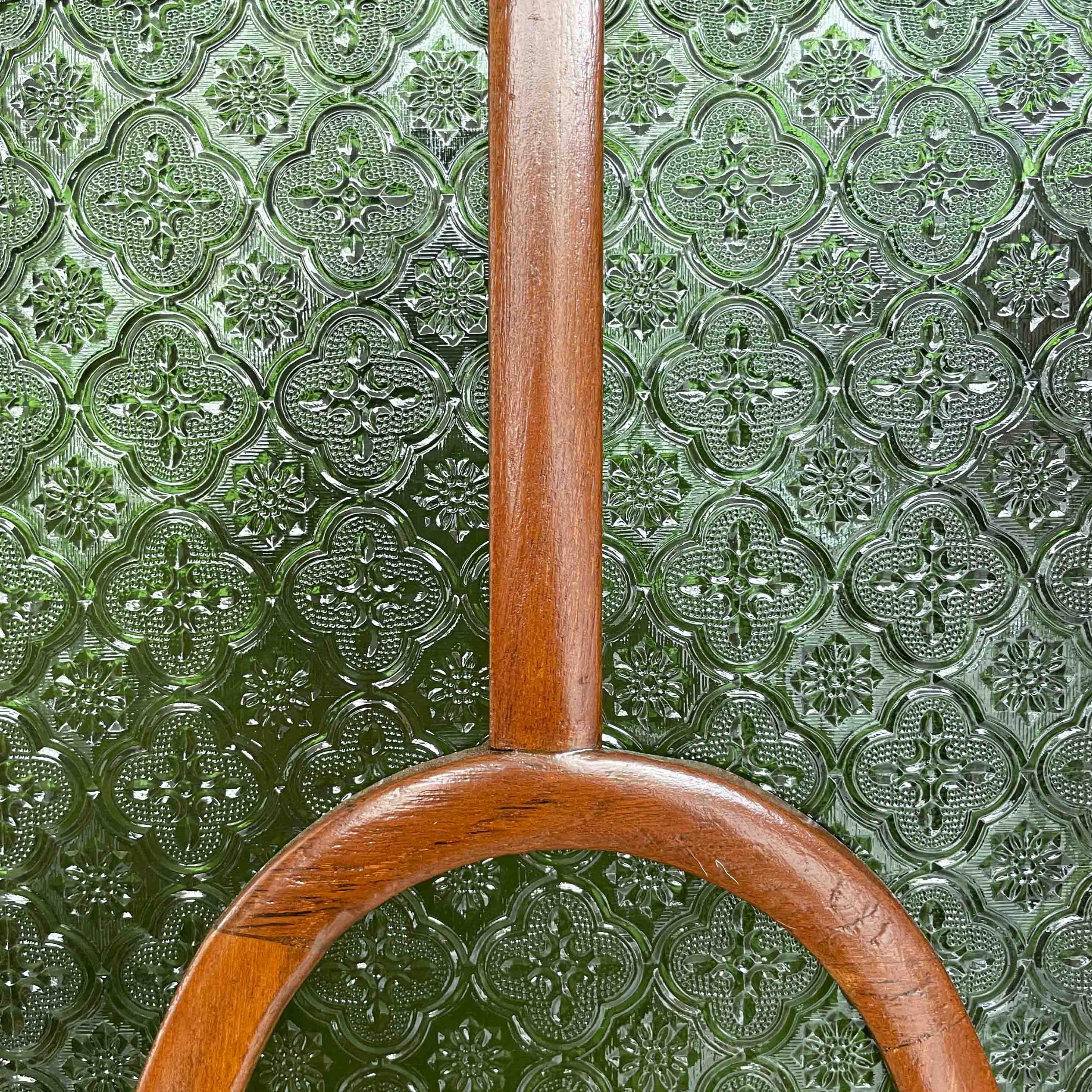 Refurbished Art Deco-Style Stained Glass Cabinet
