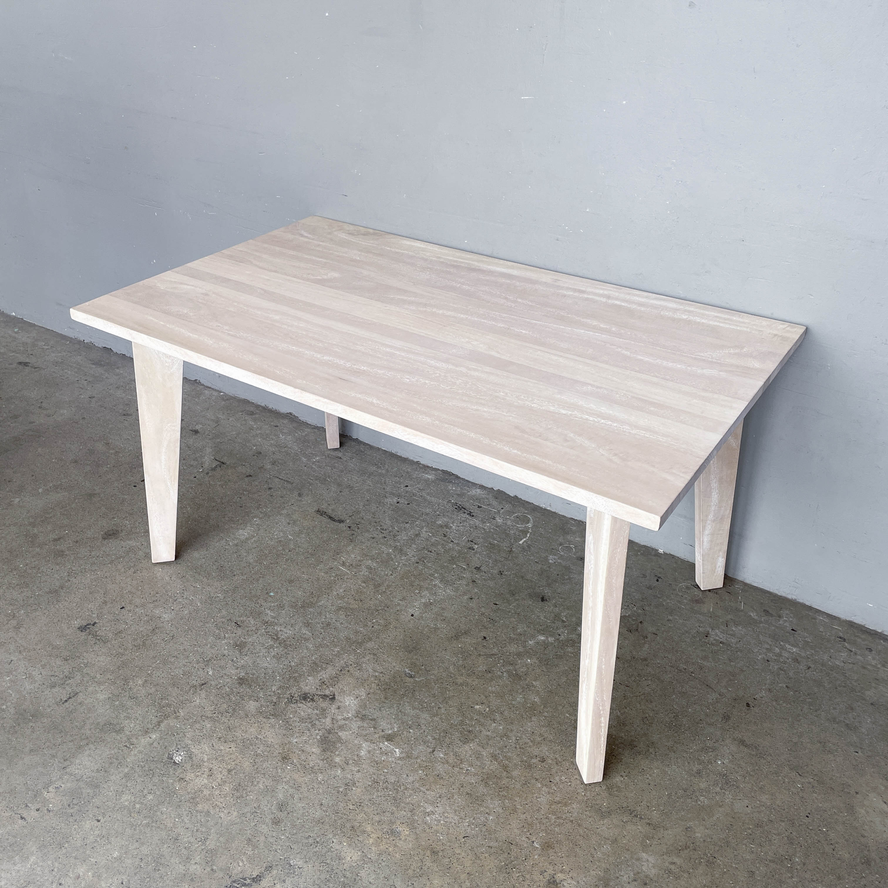Whitewashed Mangowood Dining Table