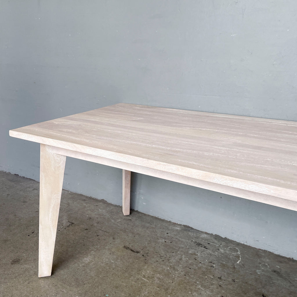 Whitewashed Mangowood Dining Table