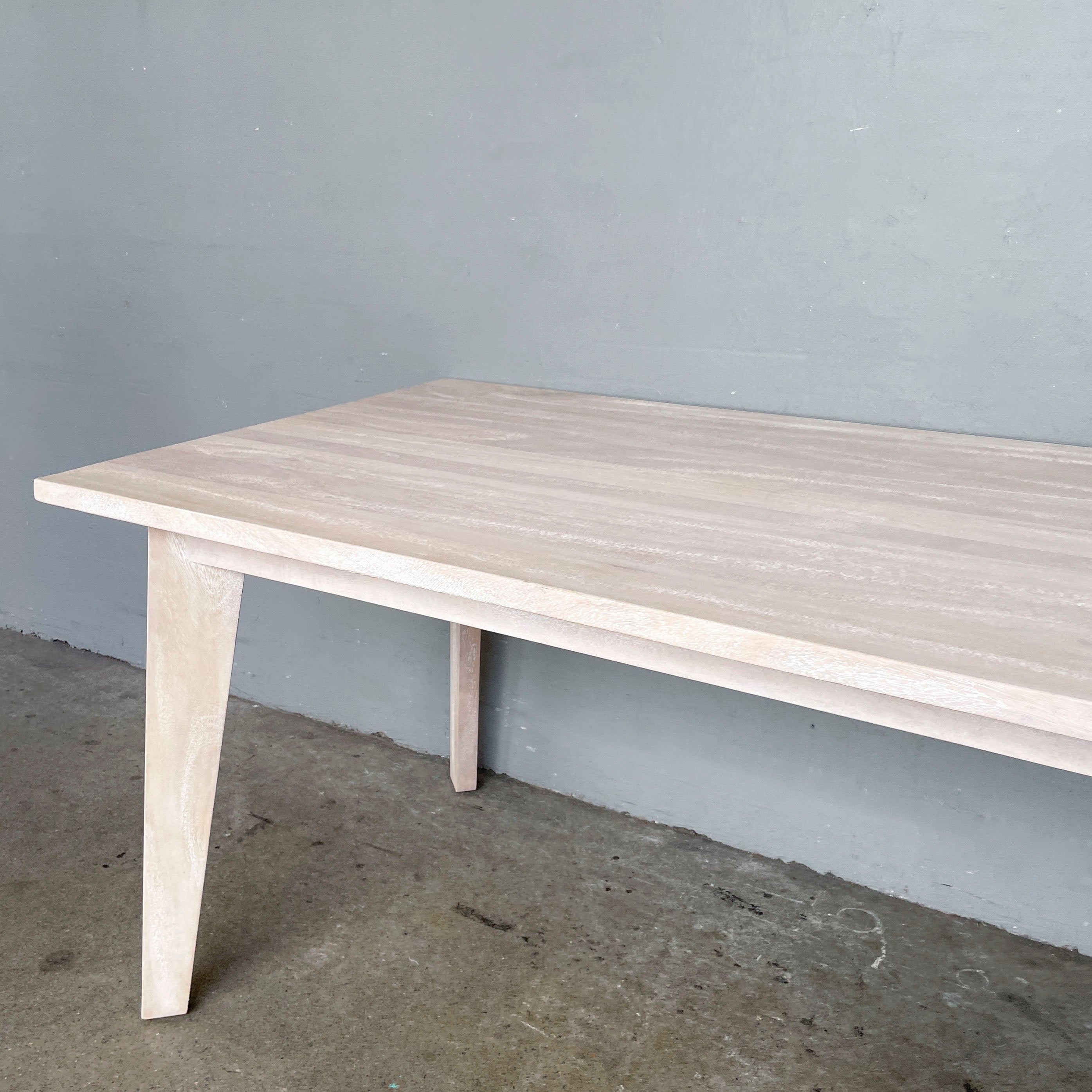 Whitewashed Mangowood Dining Table