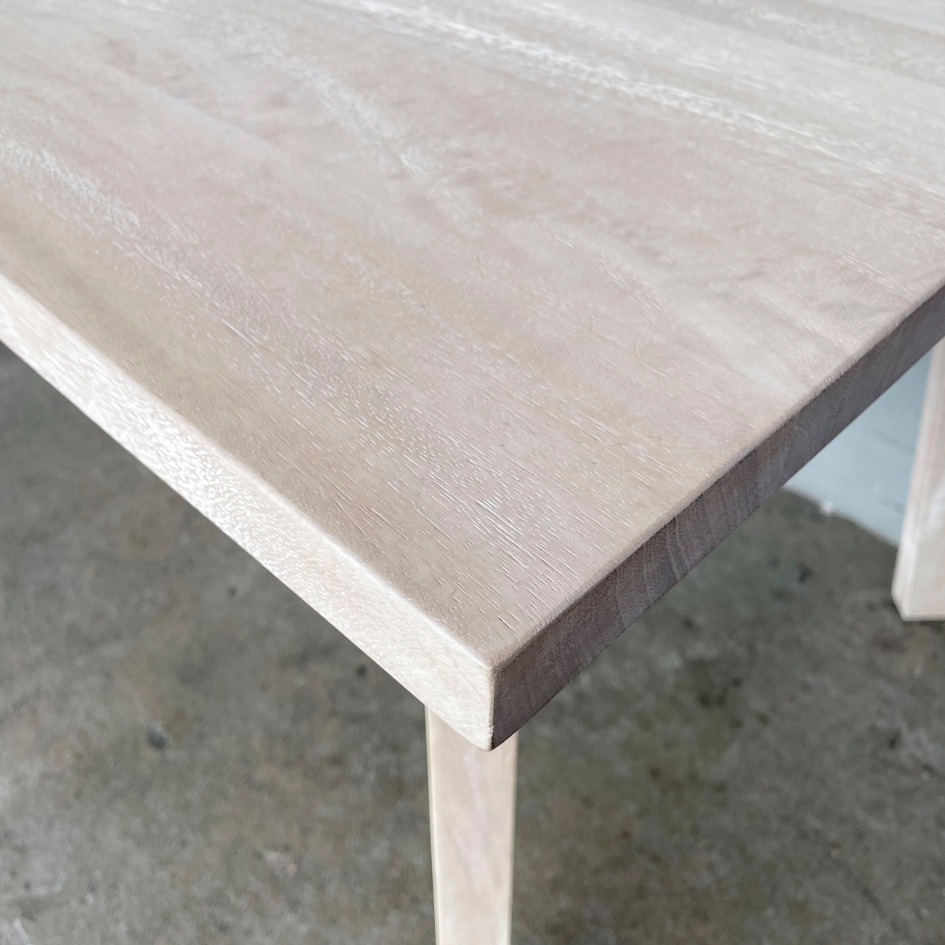 Whitewashed Mangowood Dining Table