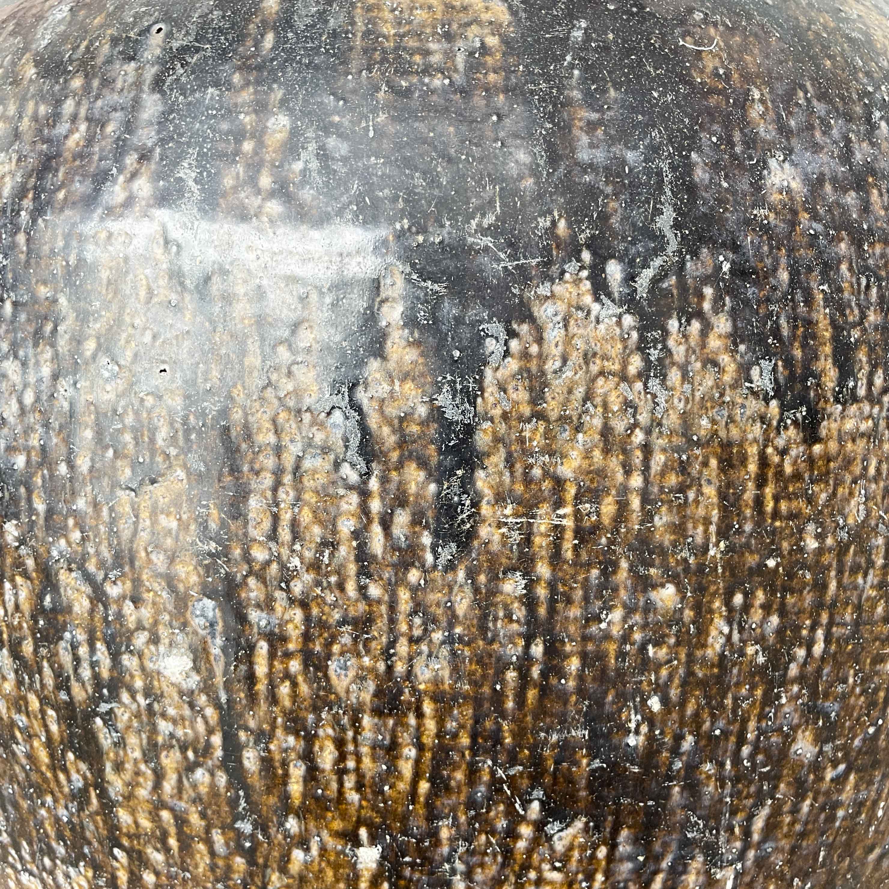 Large Vintage Glazed Ceramic Vessel