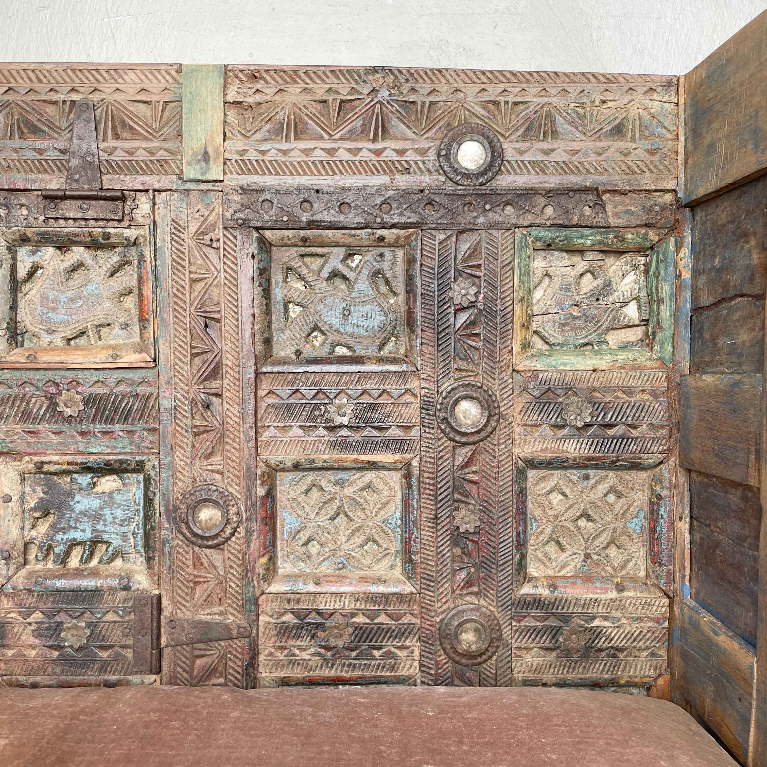 Indian Damchiya Dowry Chest Bench