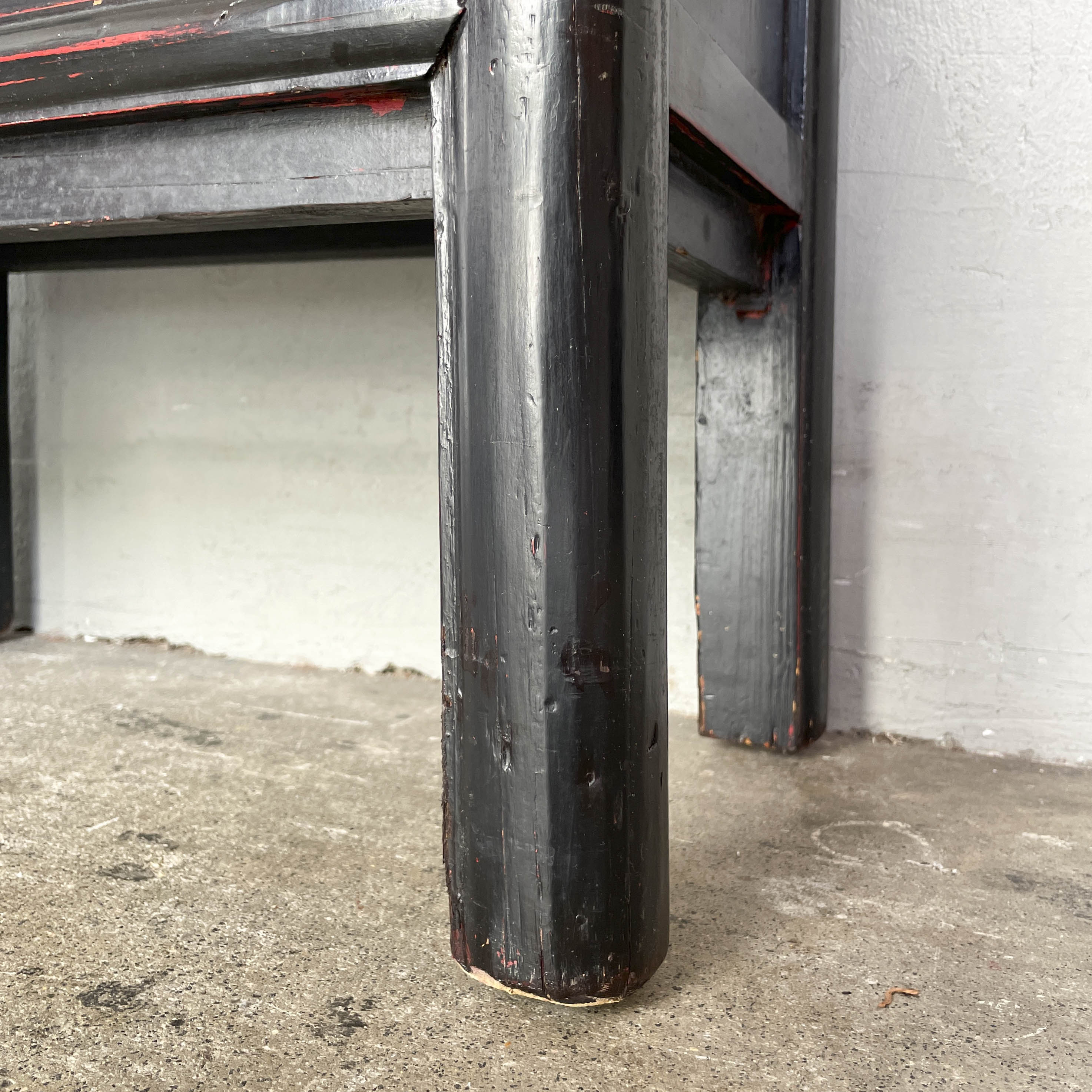 Black Elm Shelf with Fabric Backing (1-Column)