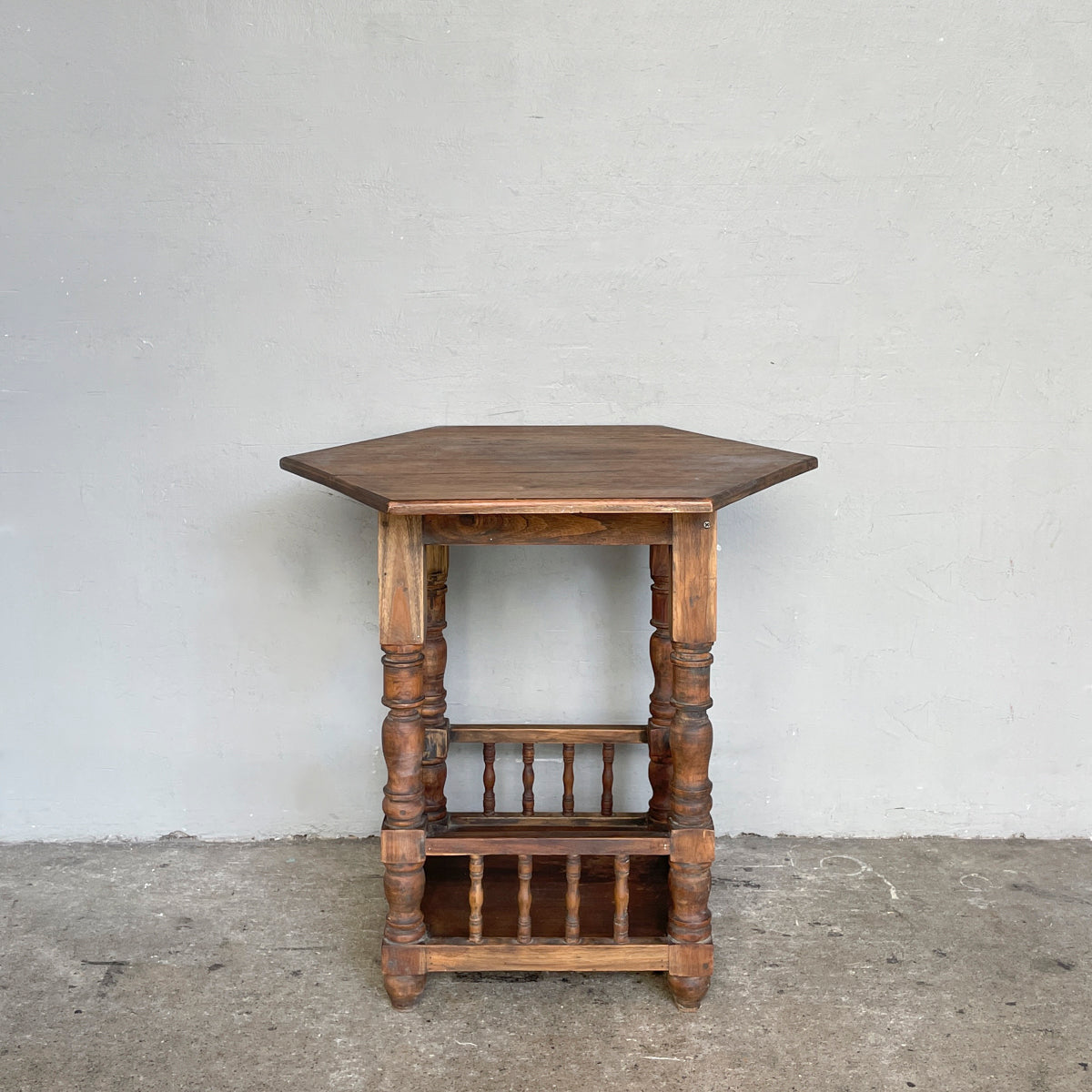 Hexagonal "Villa" Side Table