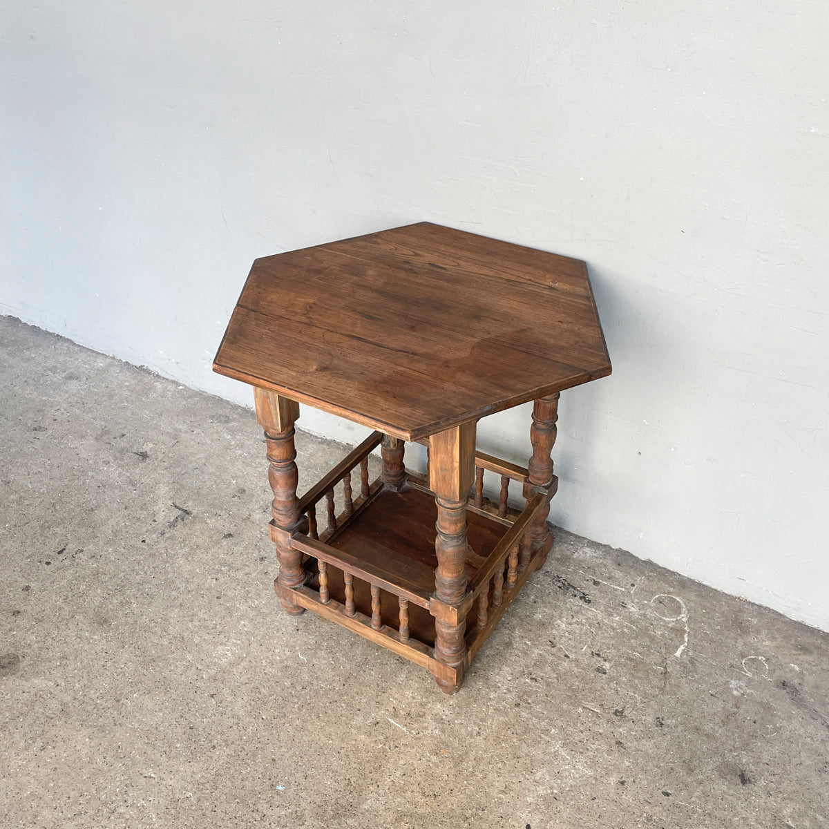 Hexagonal "Villa" Side Table