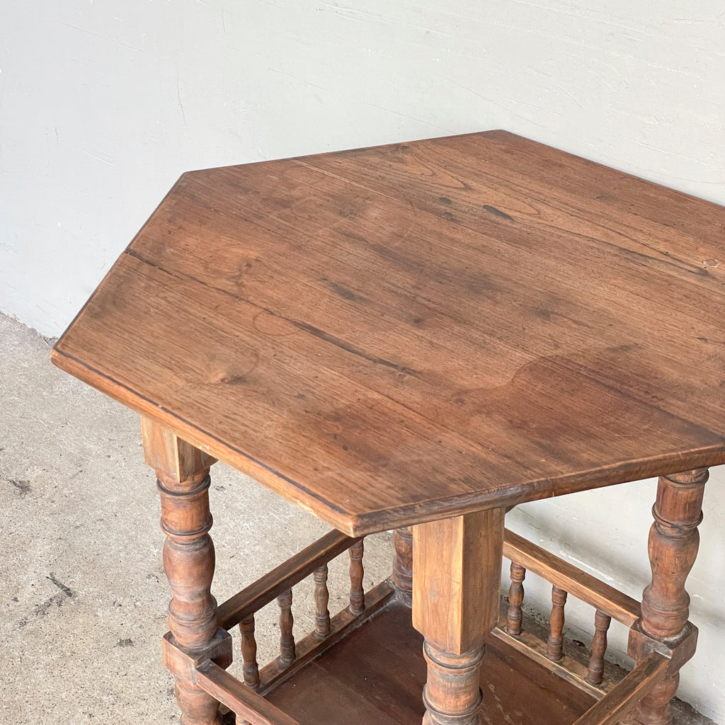 Hexagonal "Villa" Side Table