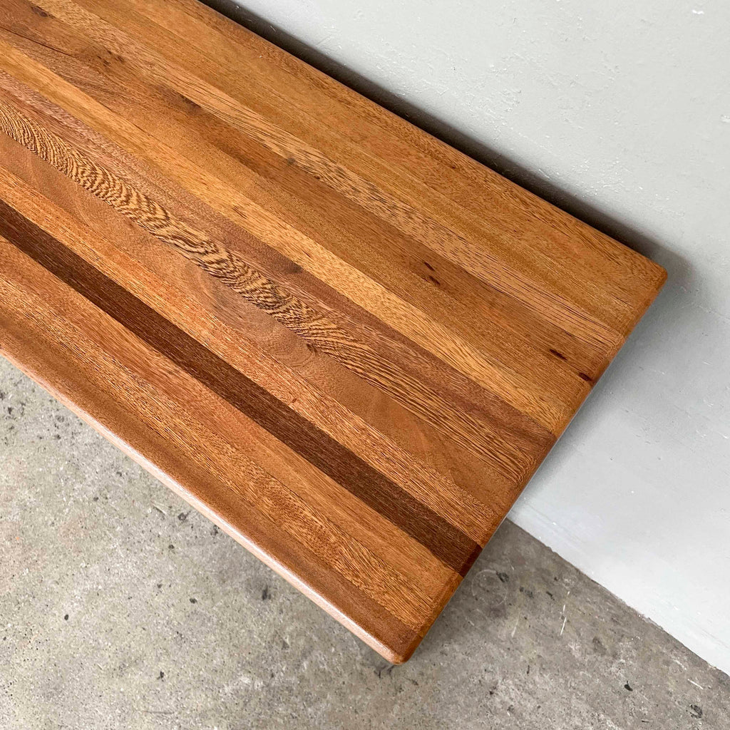 Slim Wood & Metal Console Table