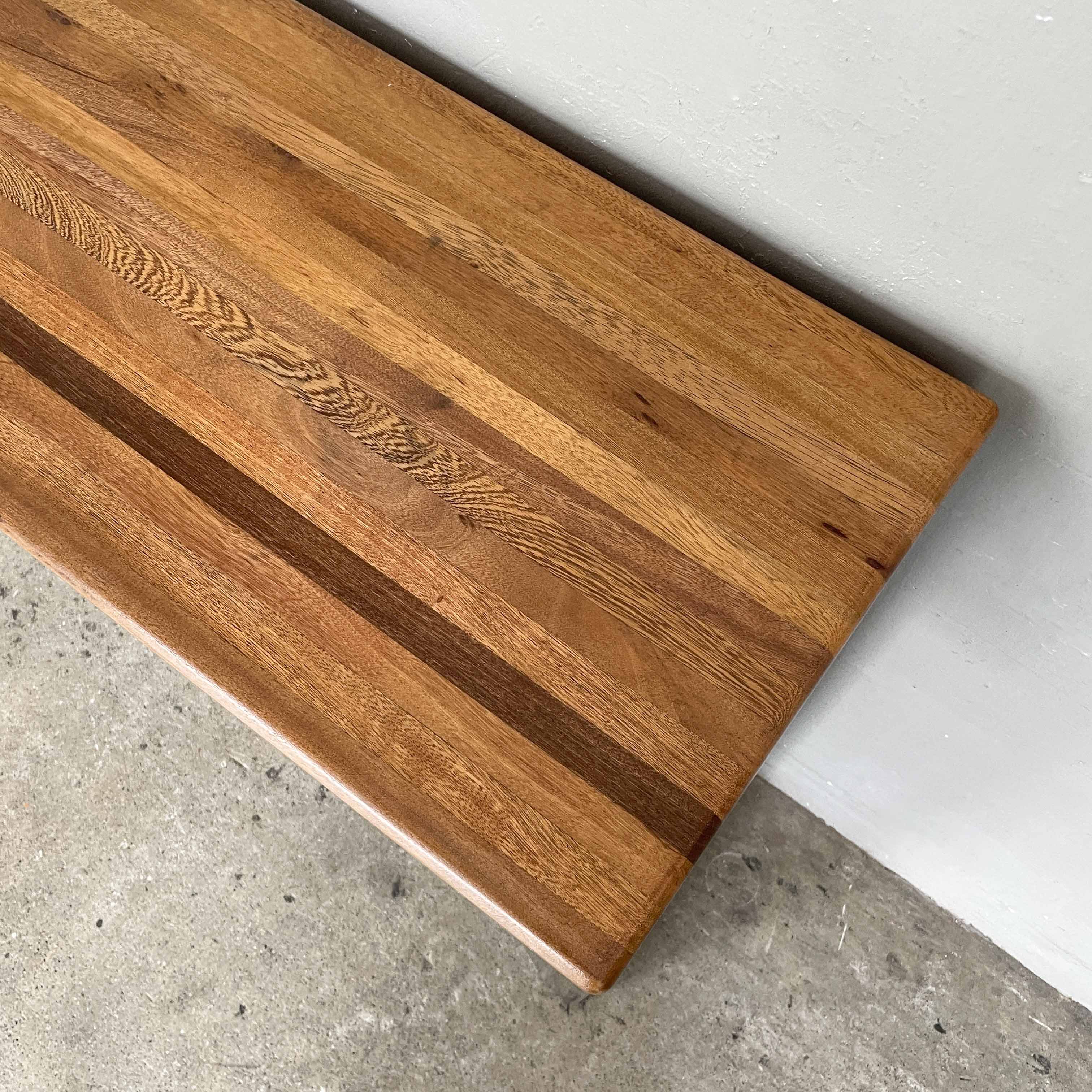 Slim Wood & Metal Console Table