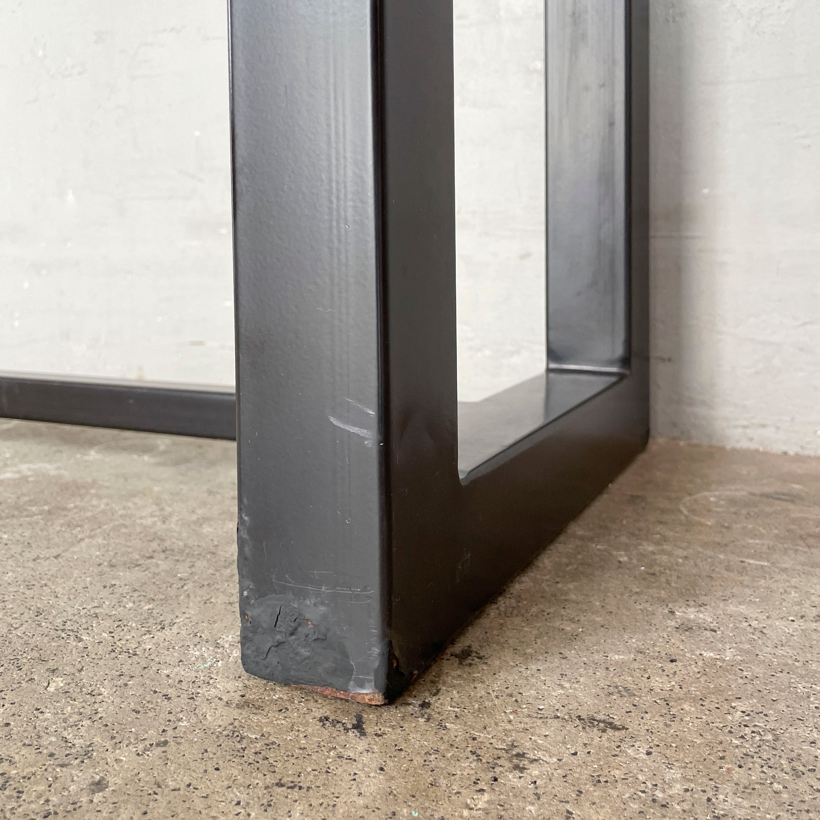 Slim Wood & Metal Console Table