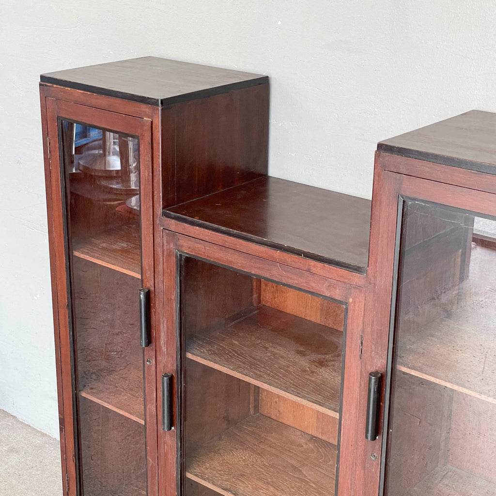 Vintage Stepped Display Cabinet