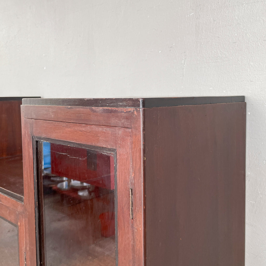 Vintage Stepped Display Cabinet