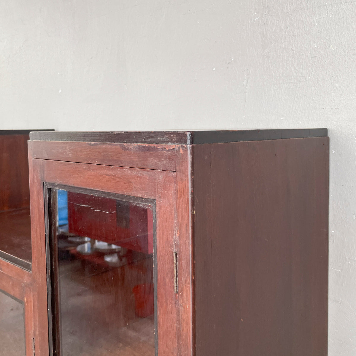 Vintage Stepped Display Cabinet
