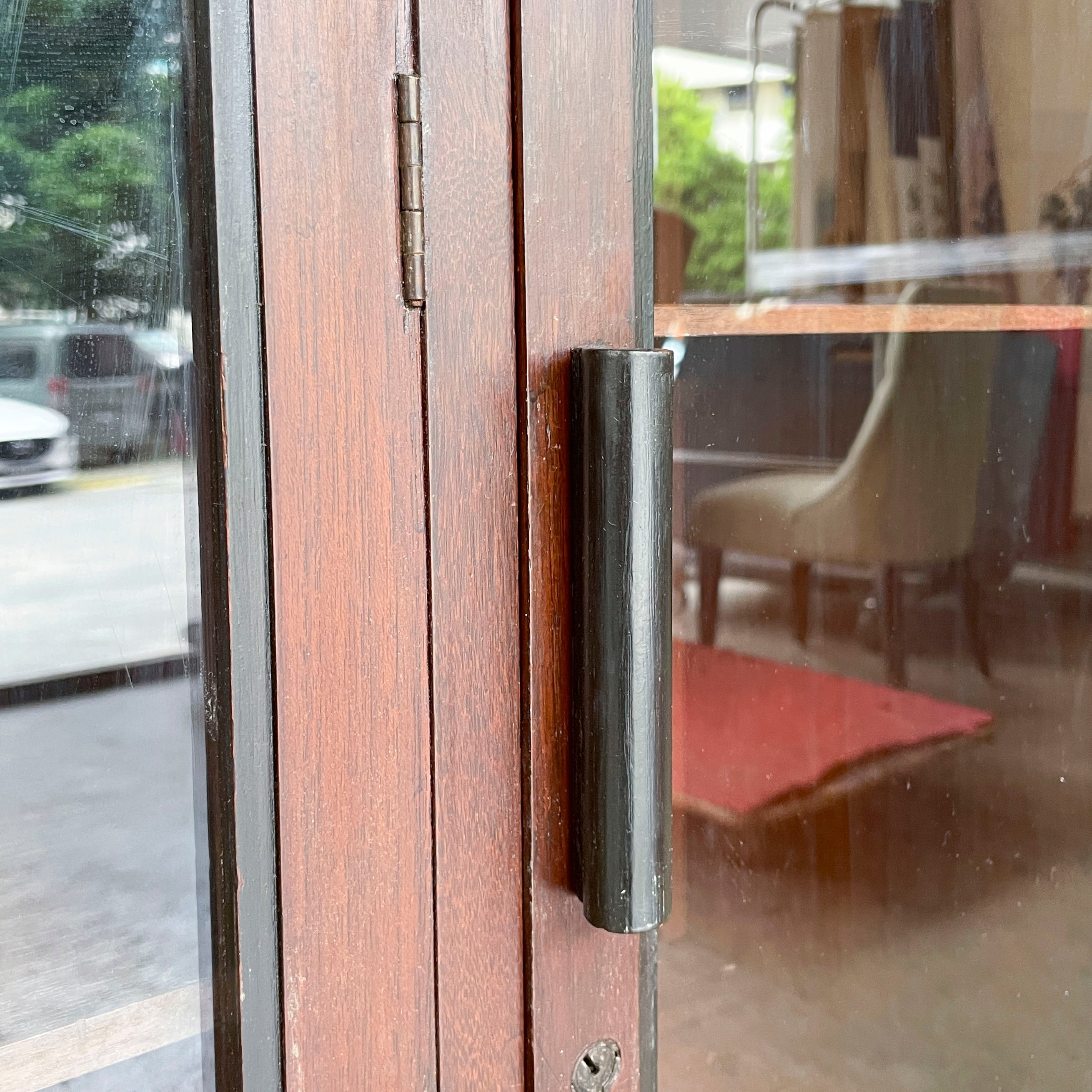 Vintage Stepped Display Cabinet