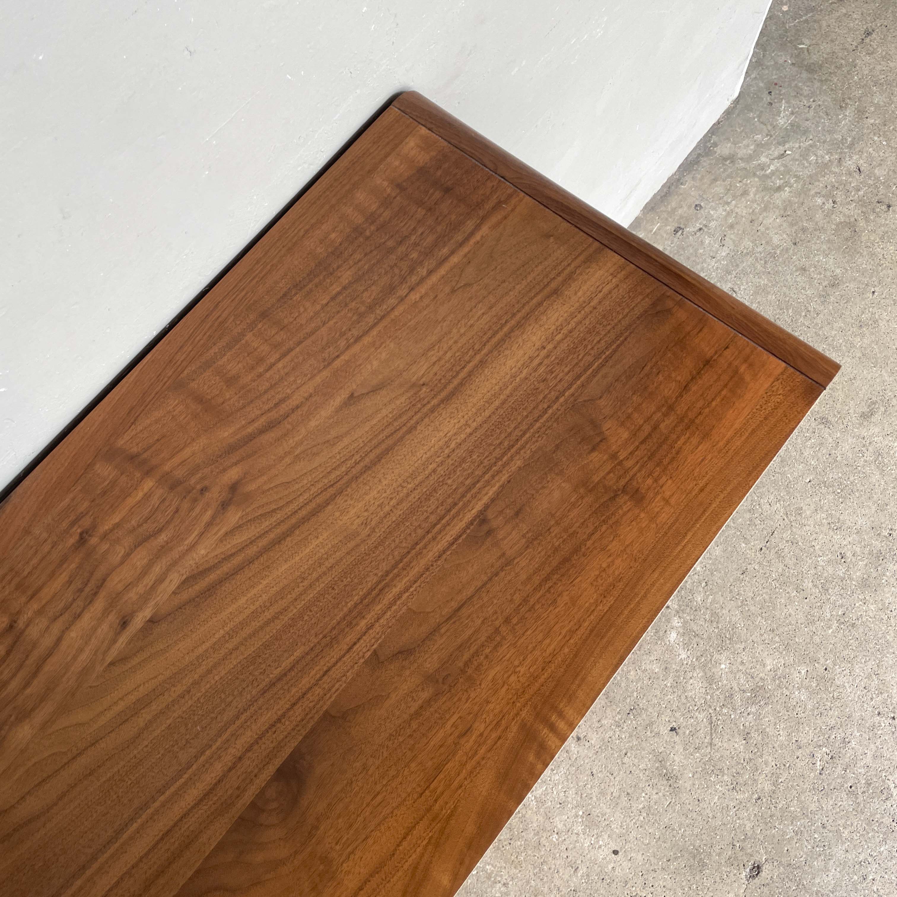 Rounded Edge Walnut Sideboard
