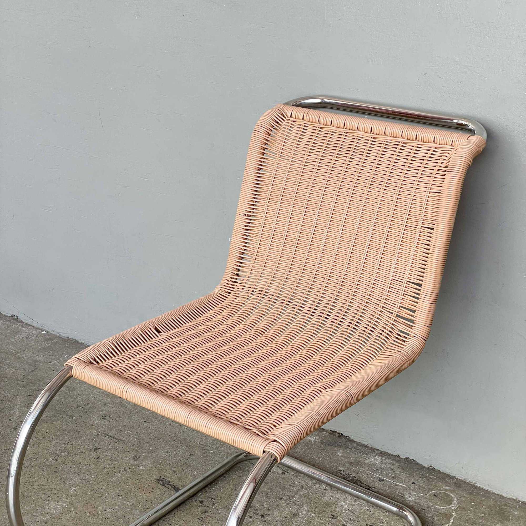 Synthetic Rattan Cantilever Chair (Armless)