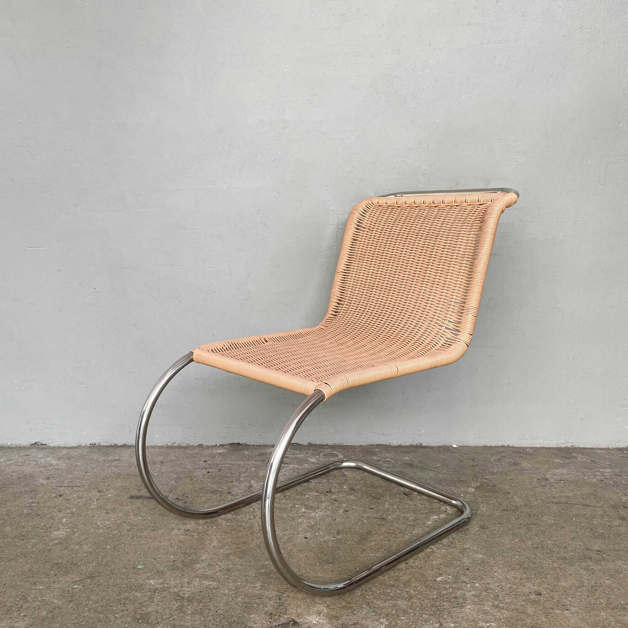 Synthetic Rattan Cantilever Chair (Armless)