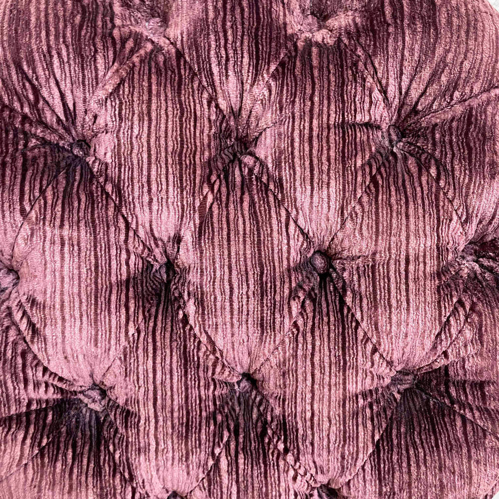 Plum Tufted Vanity Chair