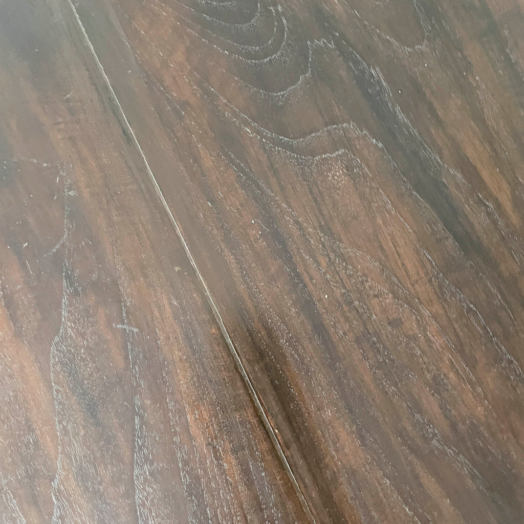 Teak & Bamboo Slat Side Table