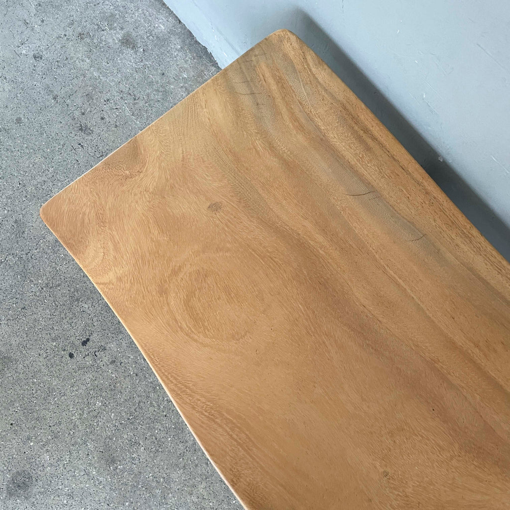 Natural Wood Slab Bench