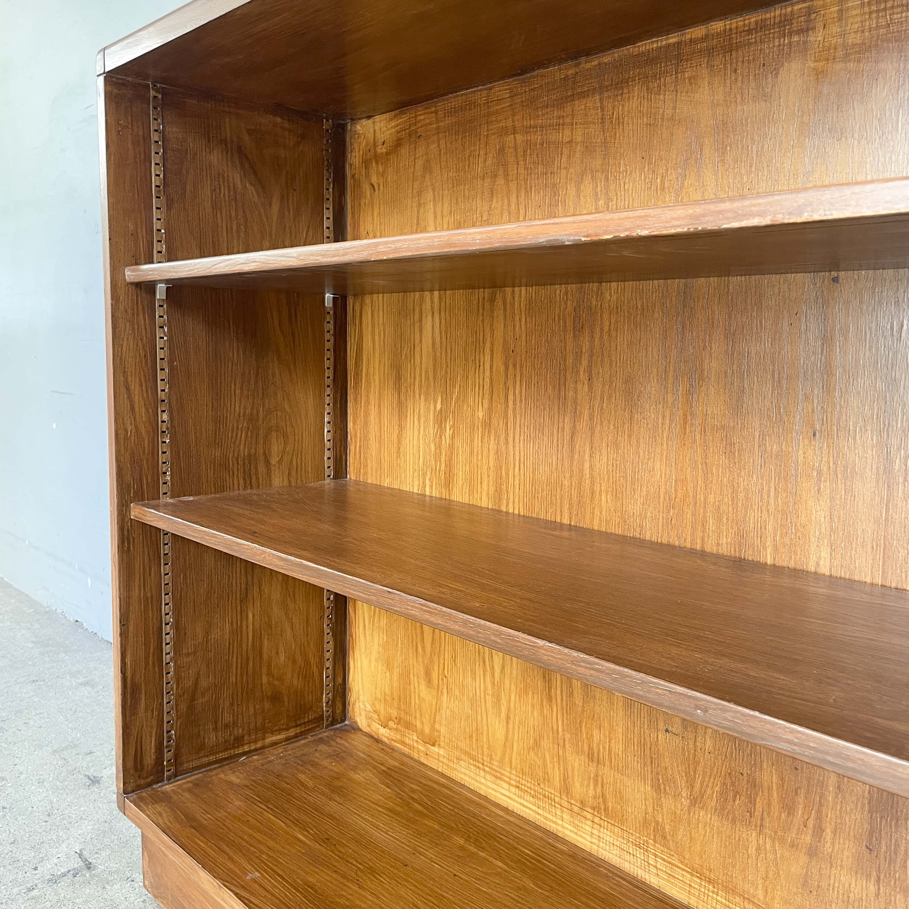 Mid-Height Teak Adjustable Shelf