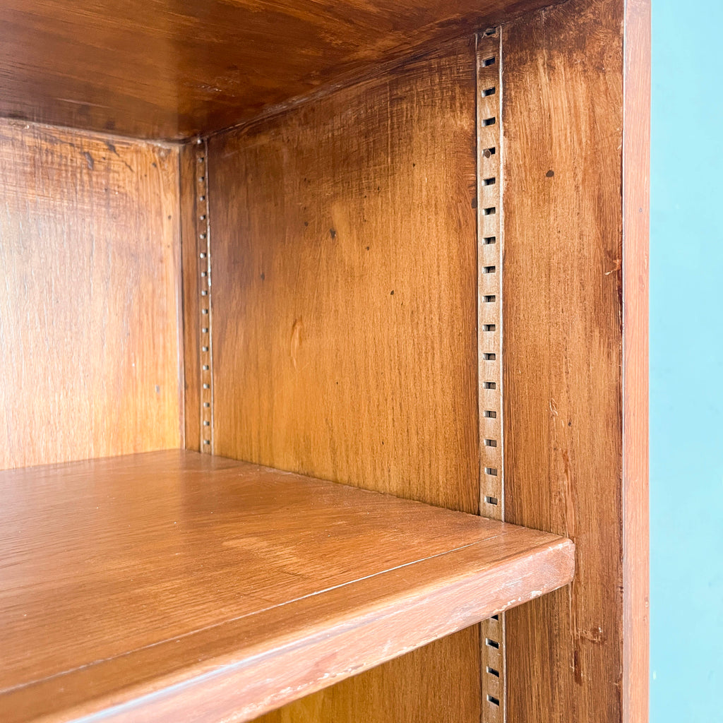 Mid-Height Teak Adjustable Shelf