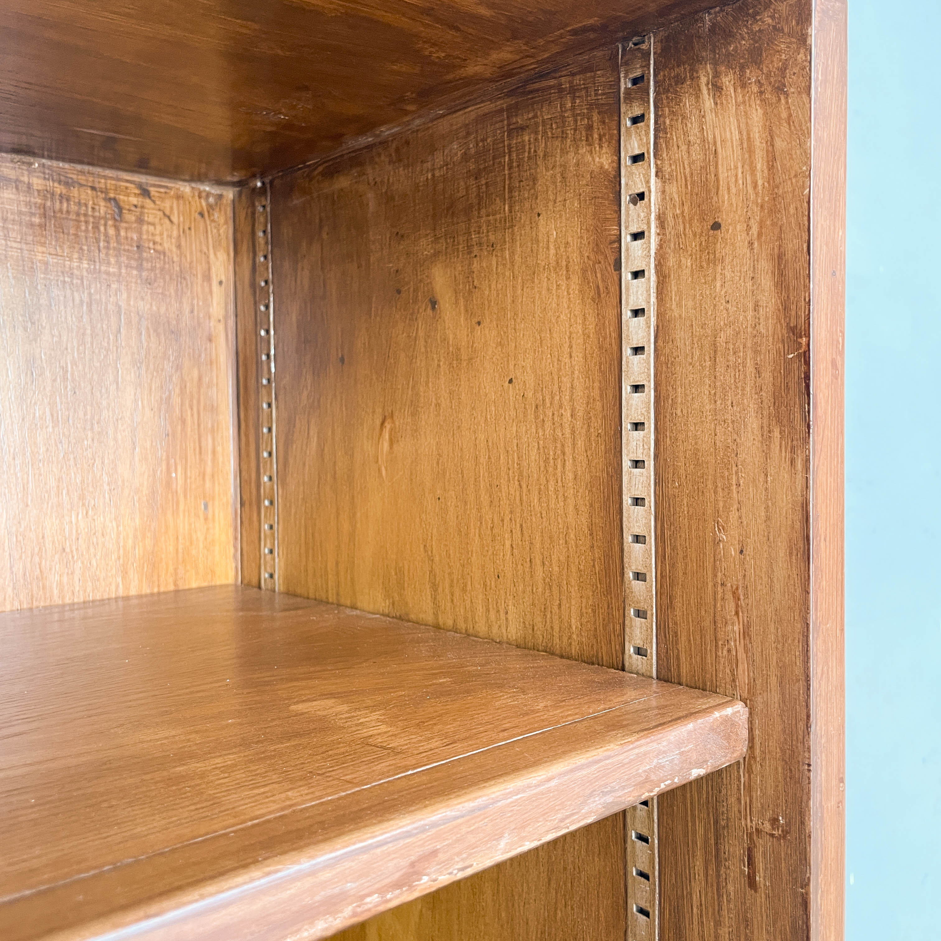 Mid-Height Teak Adjustable Shelf