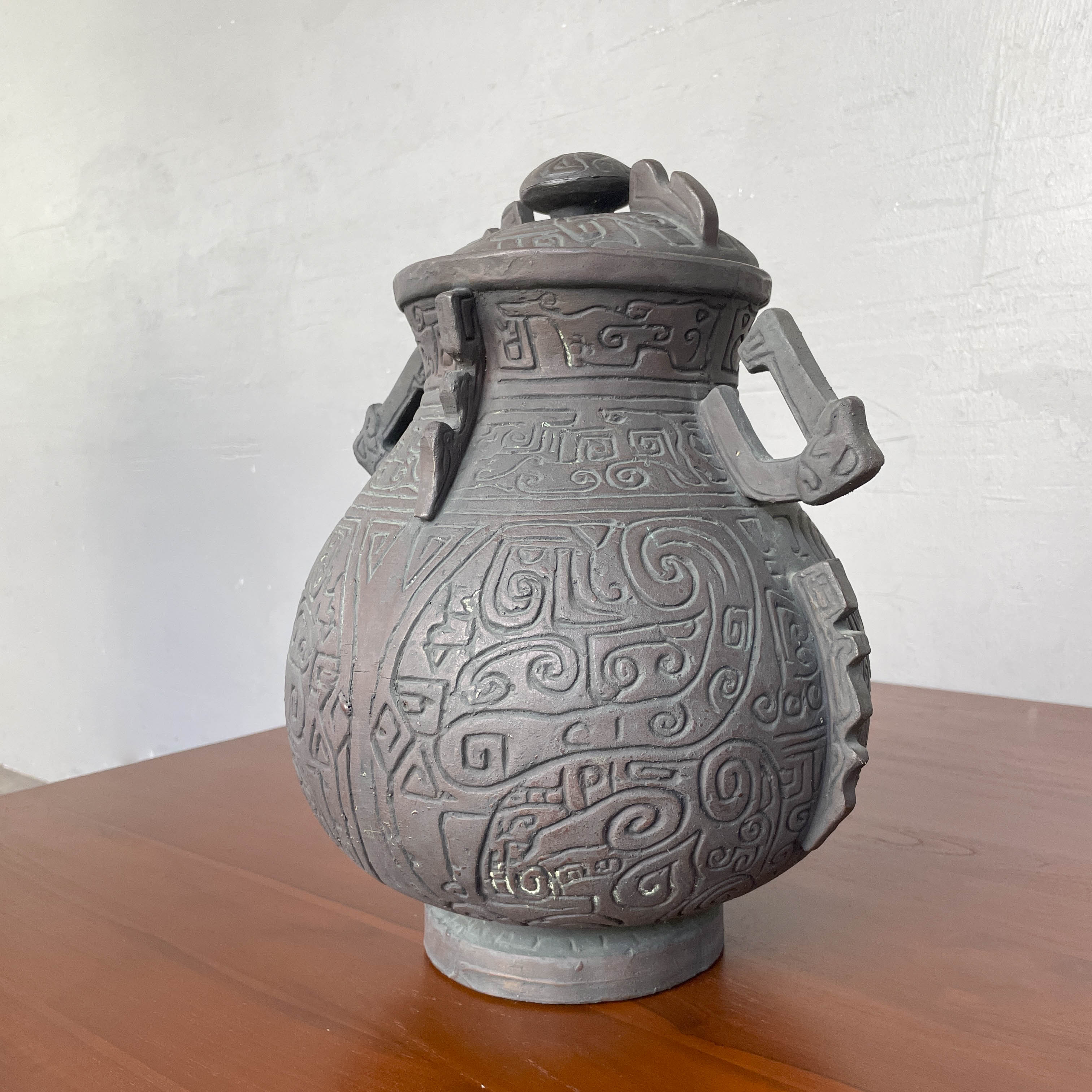 Chinese Archaic-Inspired Ceramic Vessel
