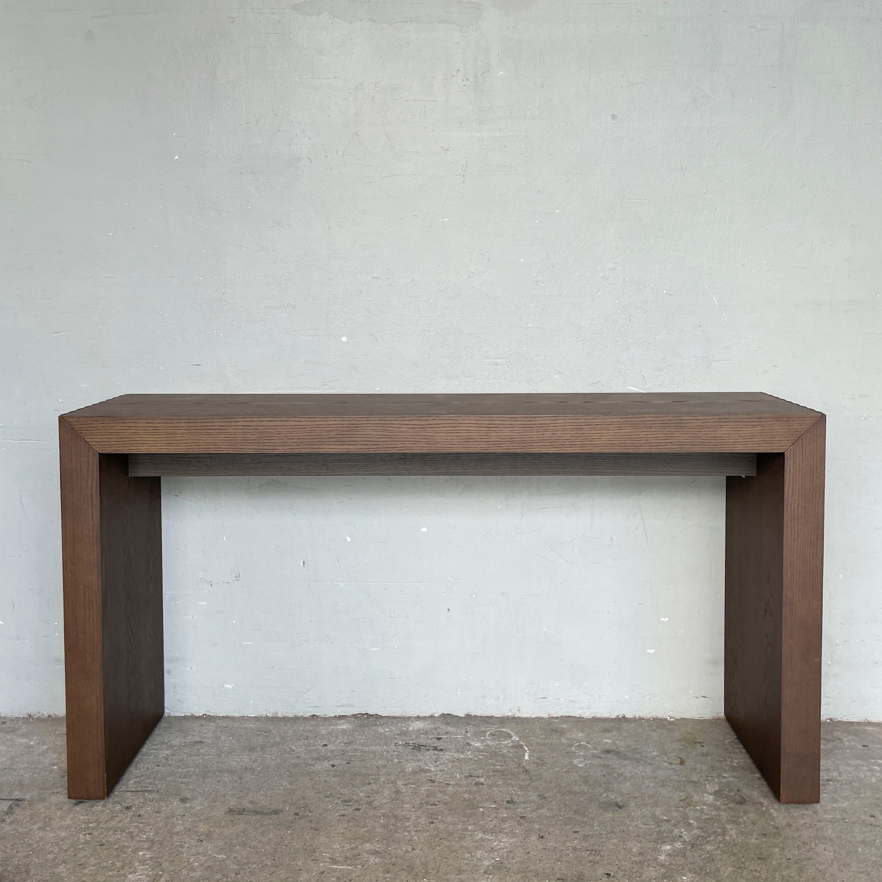 Console Table with Oak Veneer