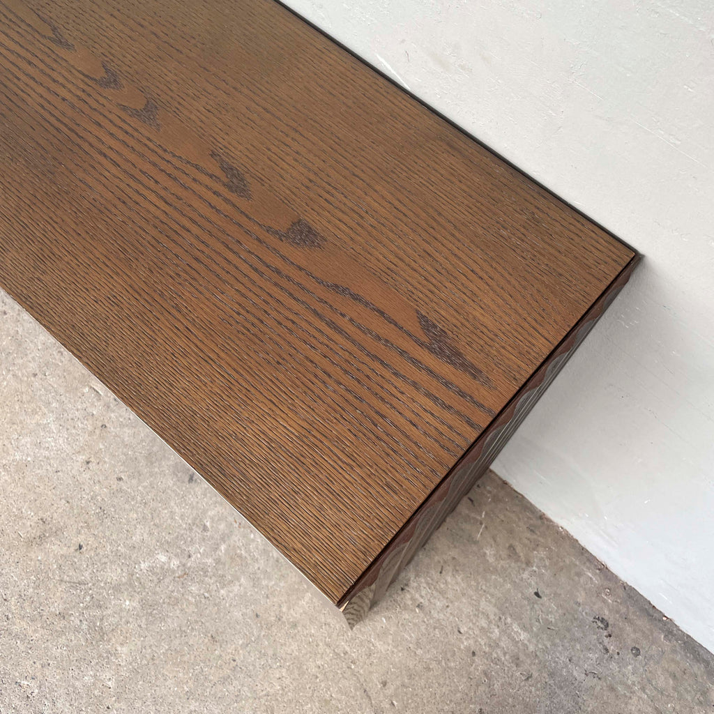 Console Table with Oak Veneer