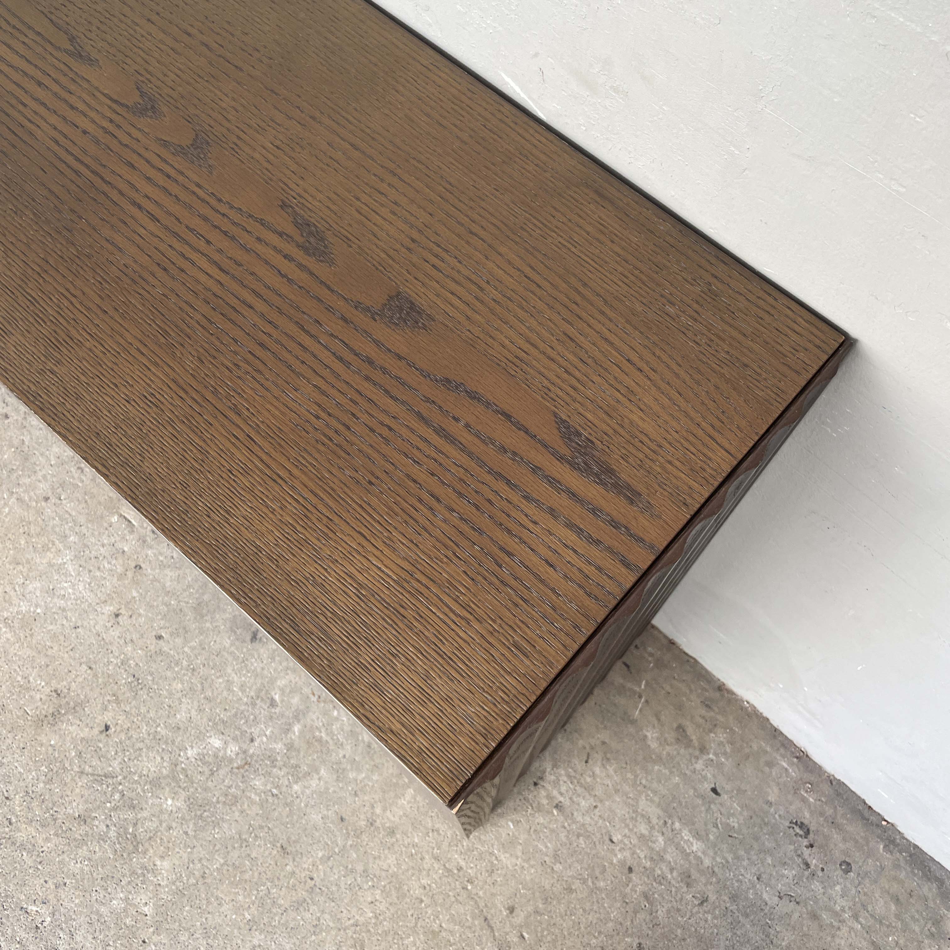 Console Table with Oak Veneer