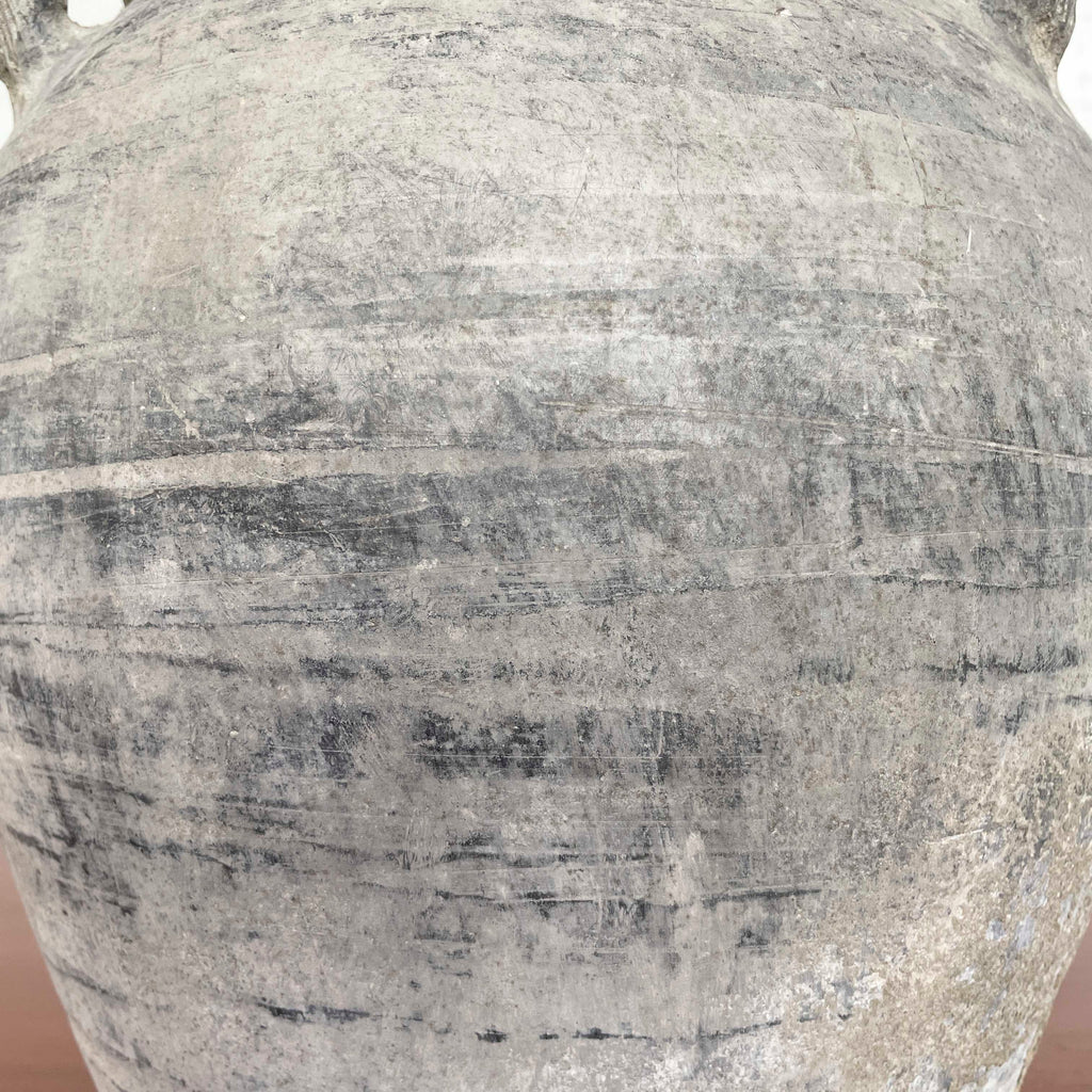 Weathered Grey Ceramic Pot