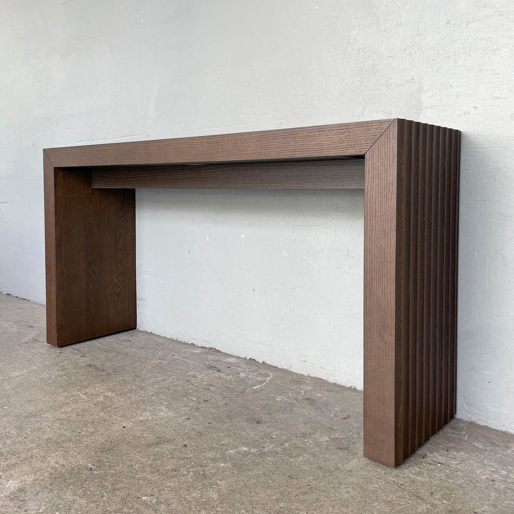 Console Table with Oak Veneer