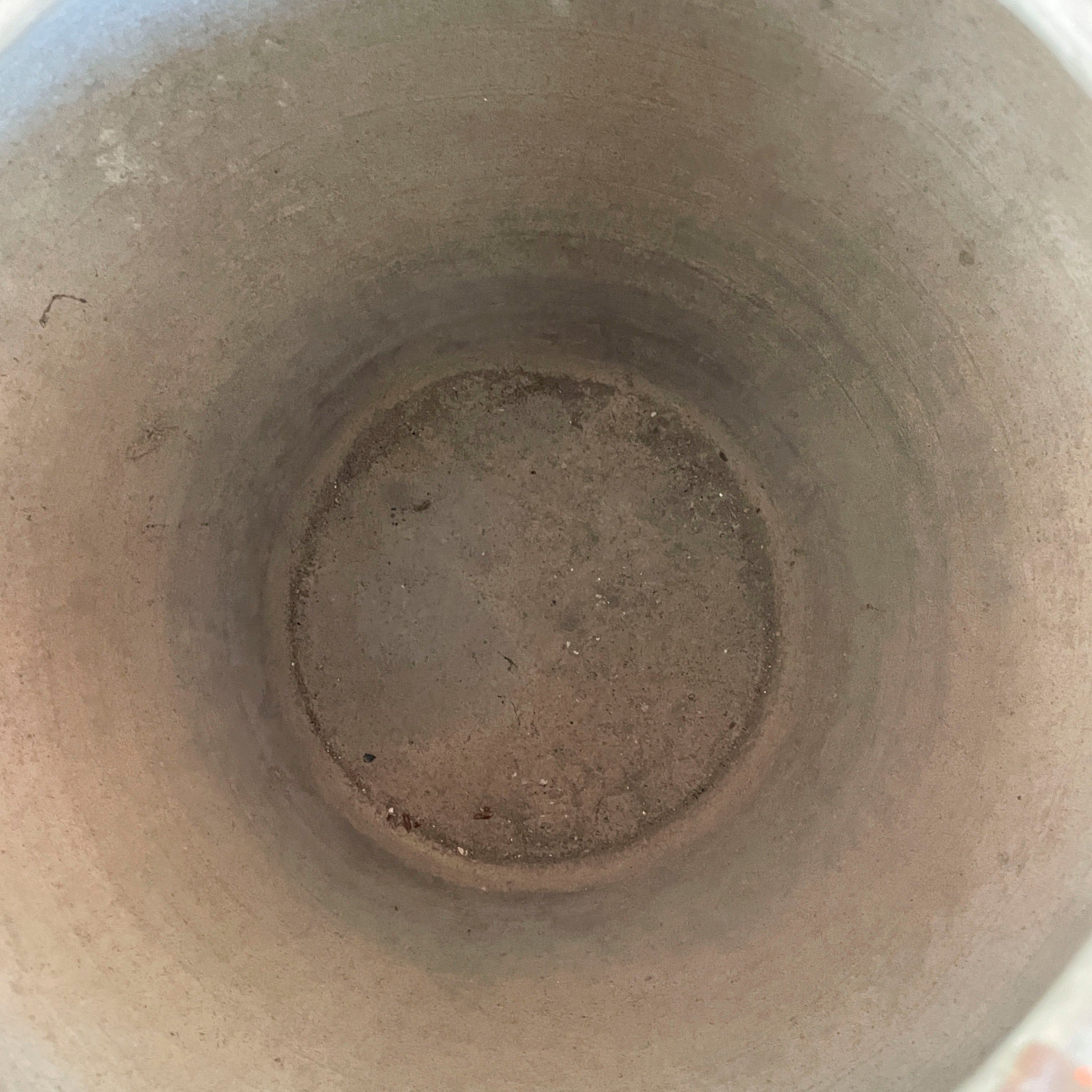 Weathered Grey Ceramic Pot