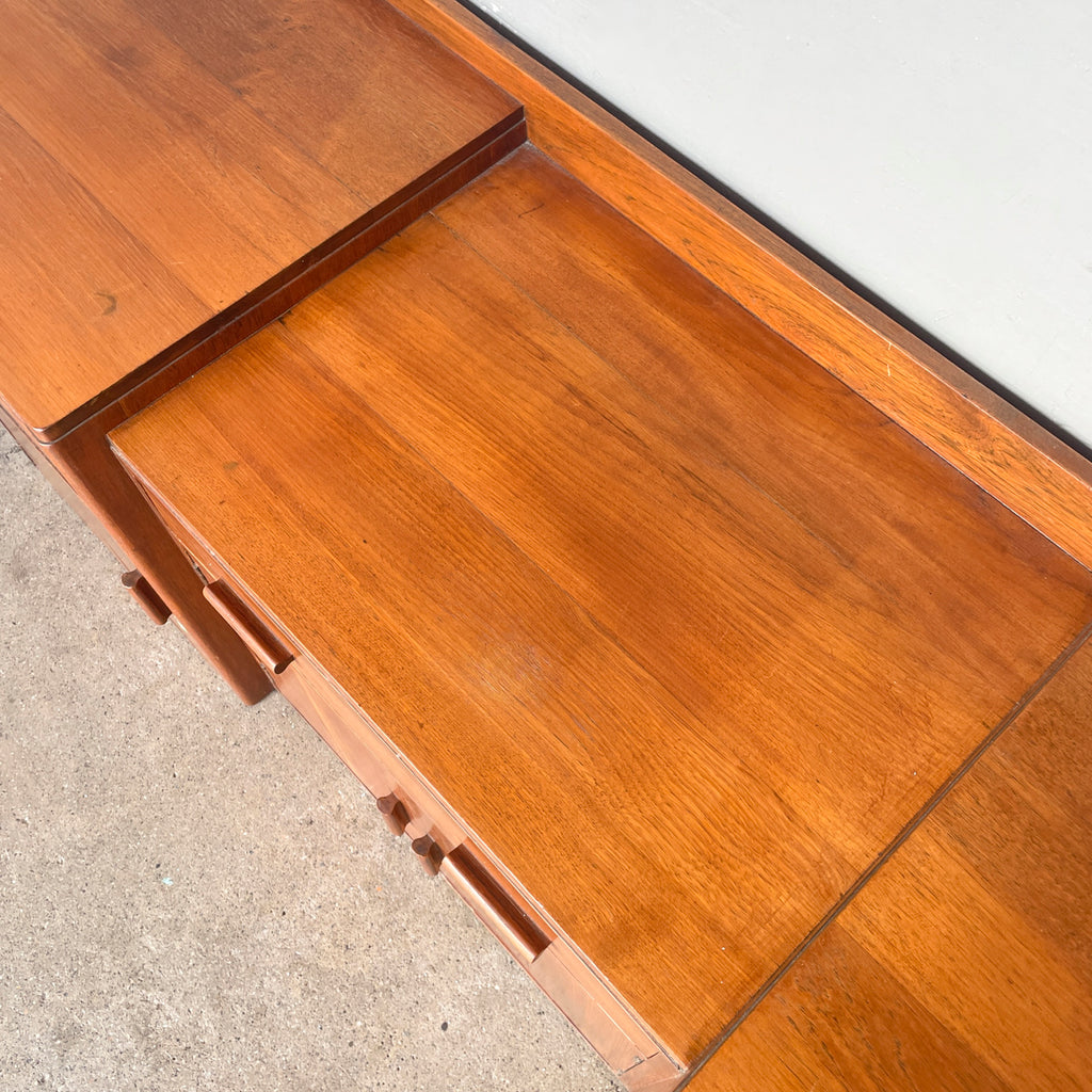 Vintage Teak Stepped Sideboard